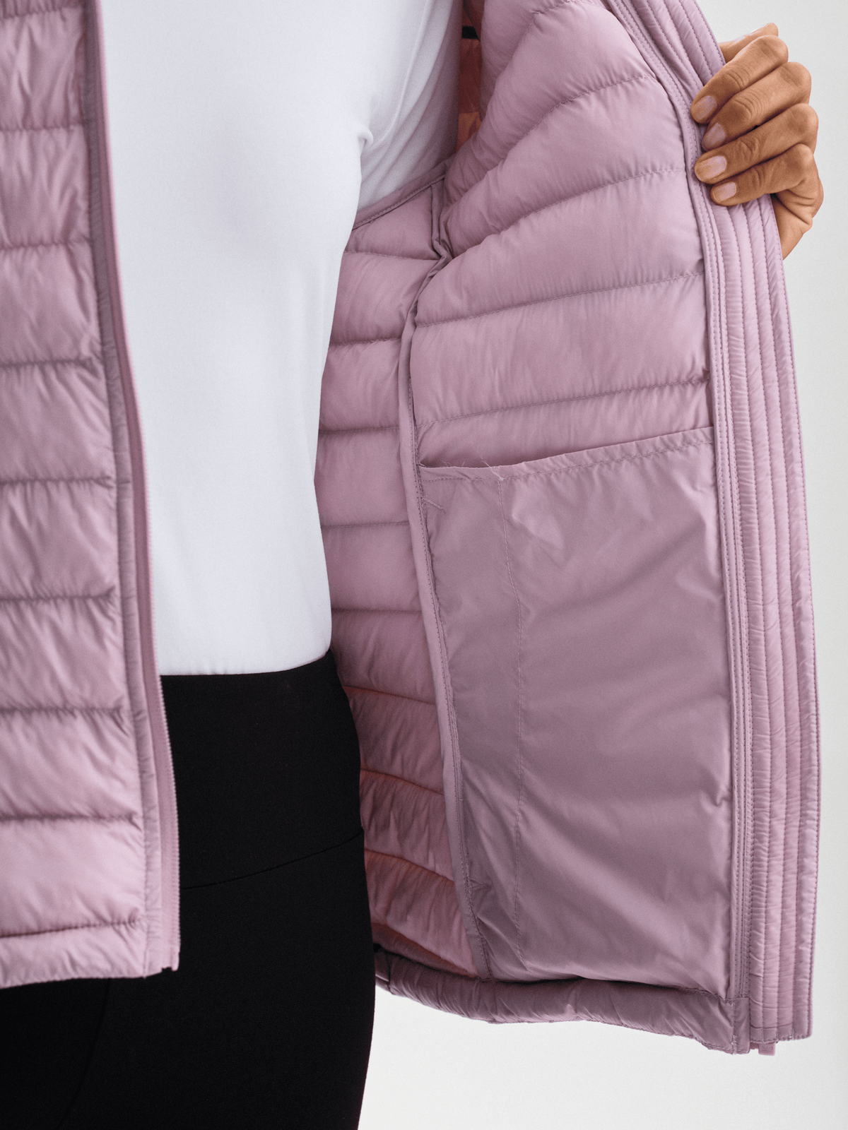 LINER HOOD JACKET DAWN PINK Everest Jacket