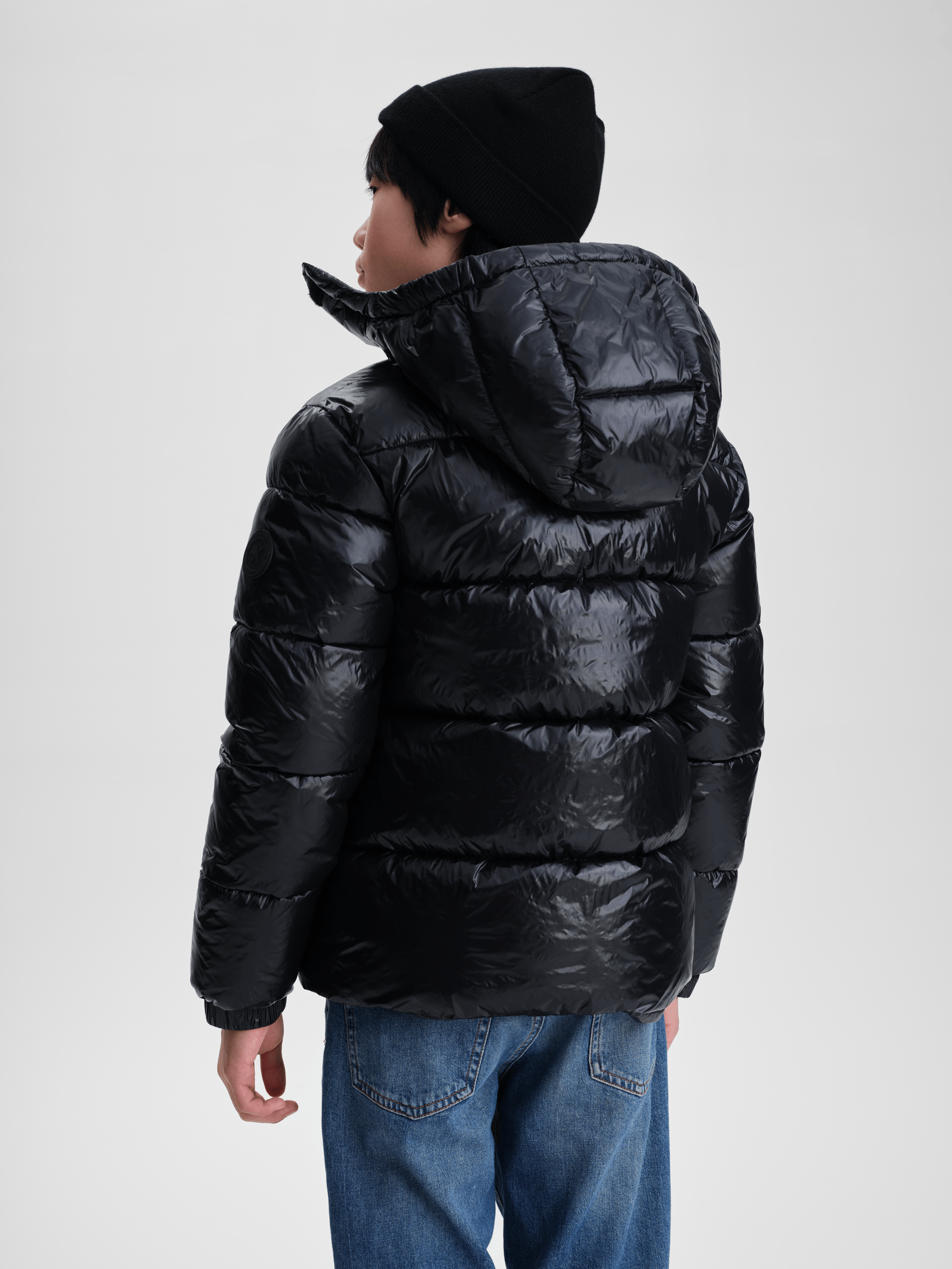 PRIEL JACKET BLACK SHINY JUNIOR Everest Padded Jacket