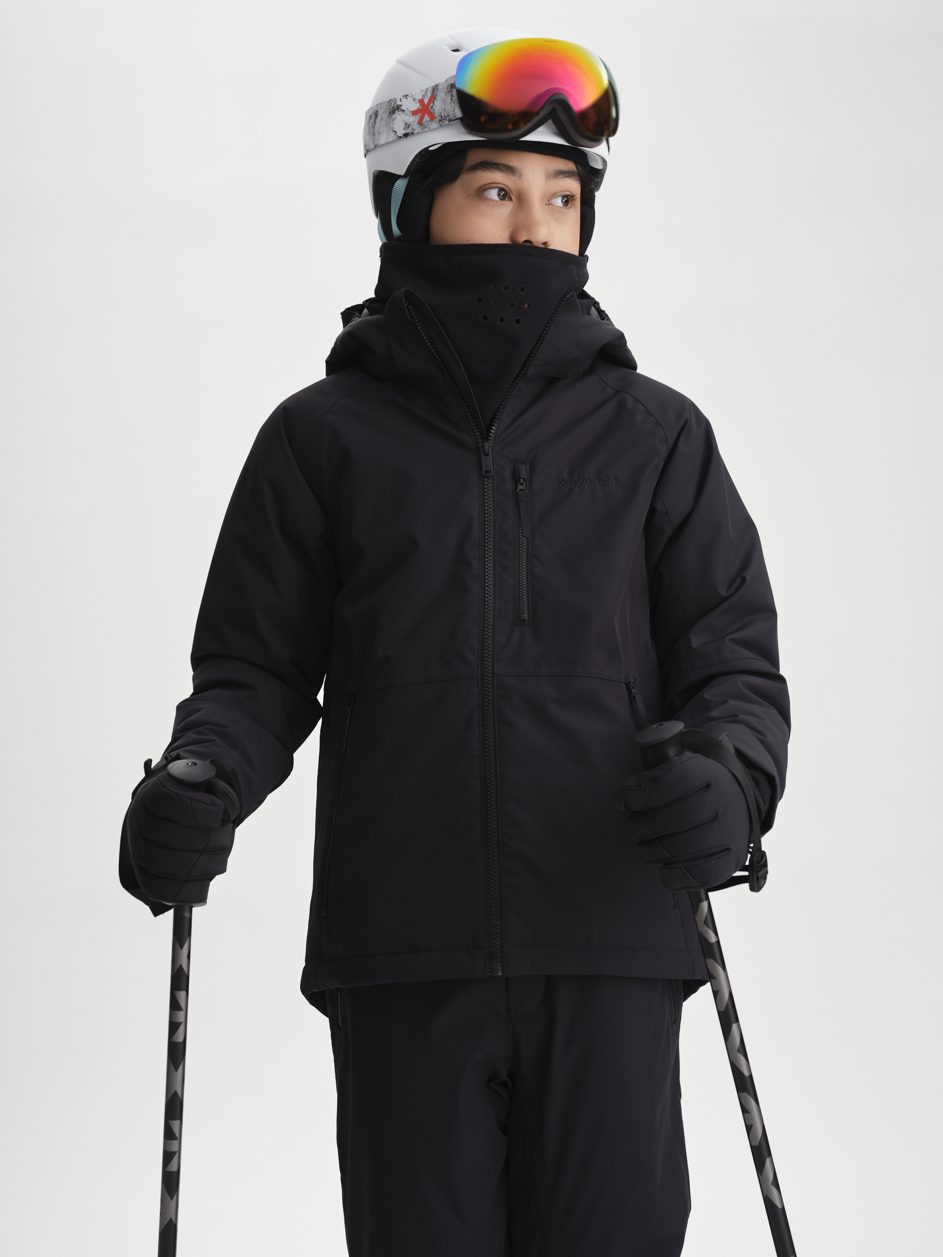 KURTKA NARCIARSKA CZARNA Everest Kurtka narciarska i snowboardowa