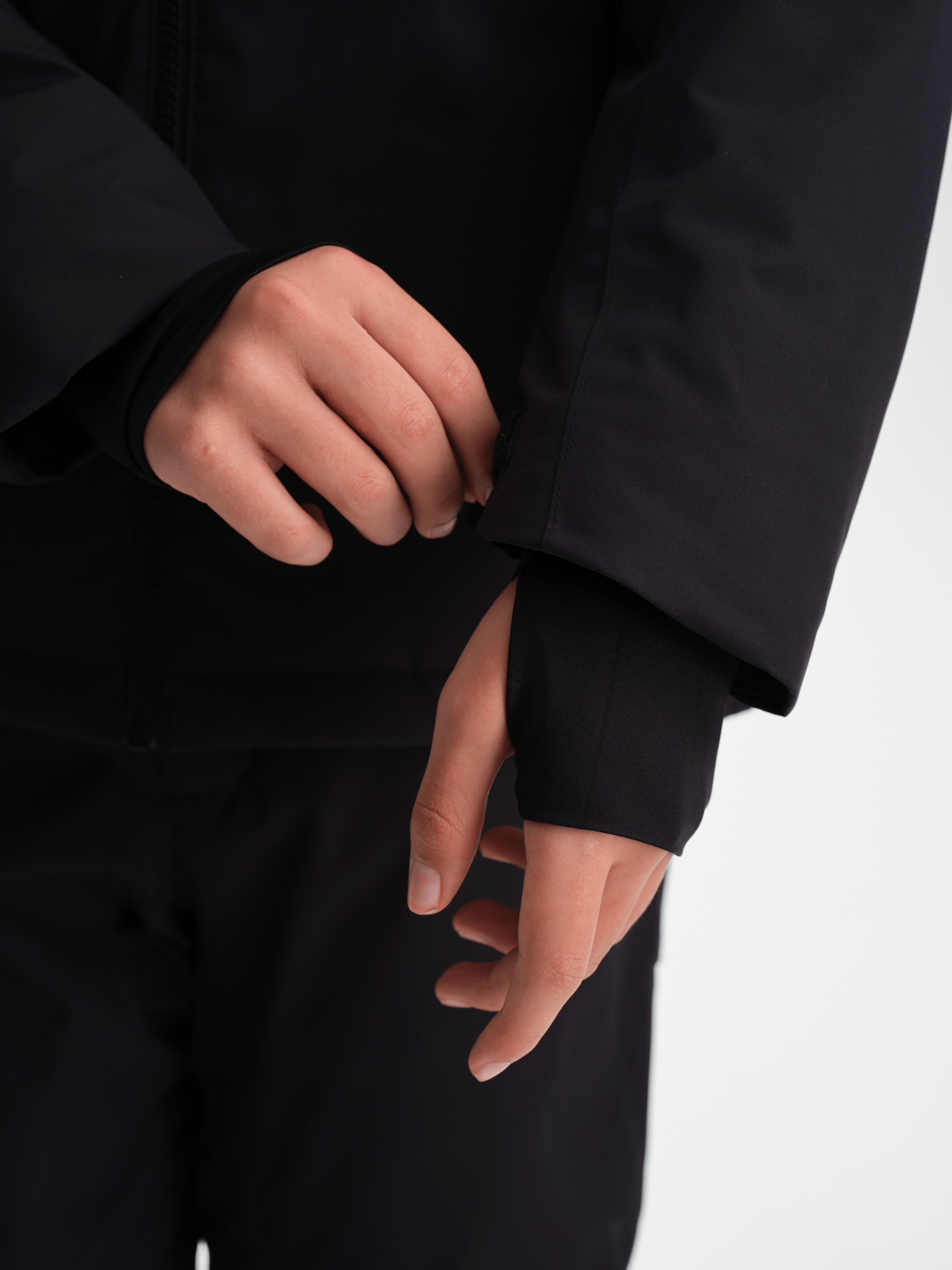 SNOW JACKET BLACK Everest Ski & Snowboard Jacket