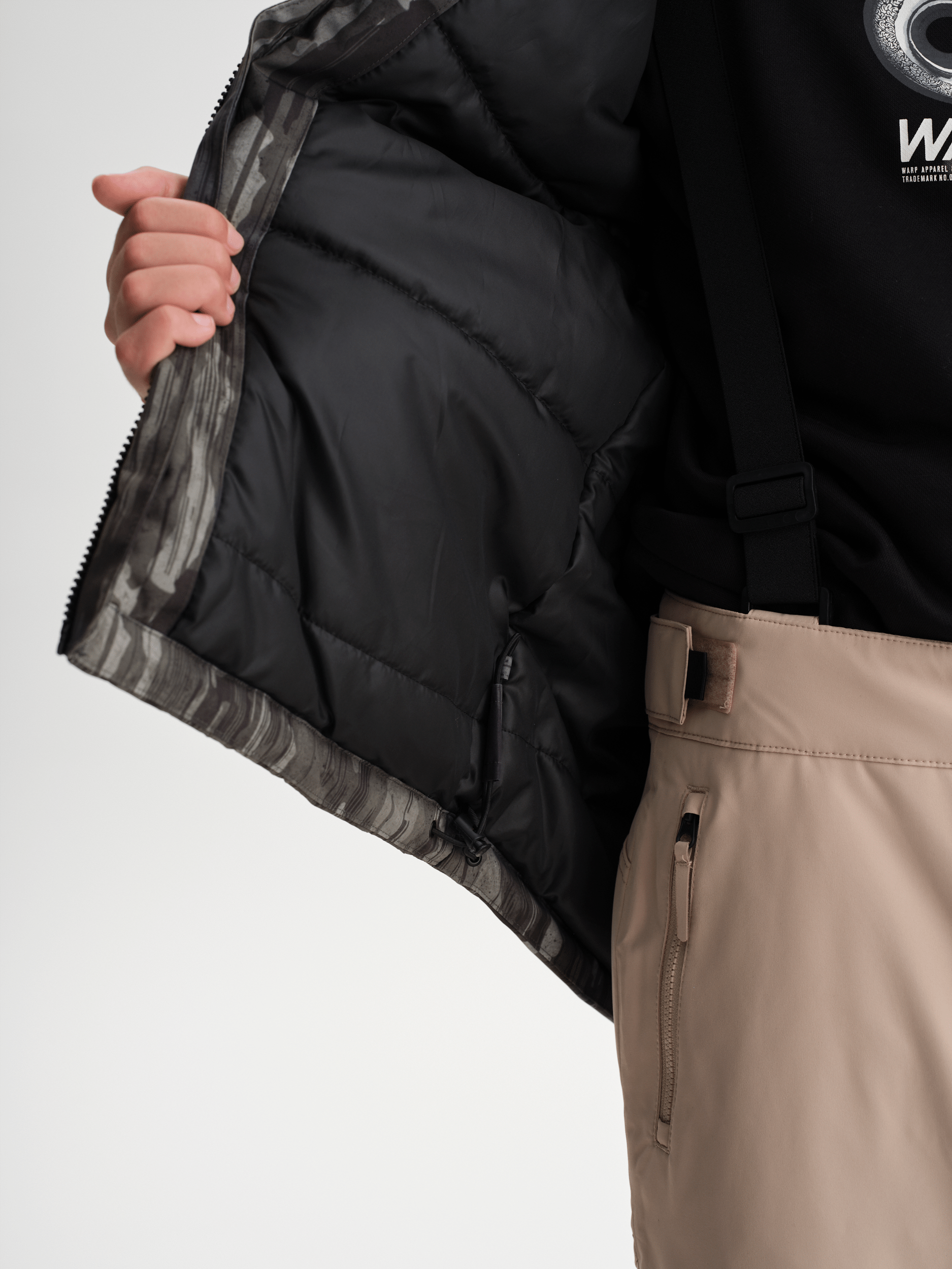 SCHNEEJACKE KHAKI PRINT Everest Ski- & Snowboardjacke