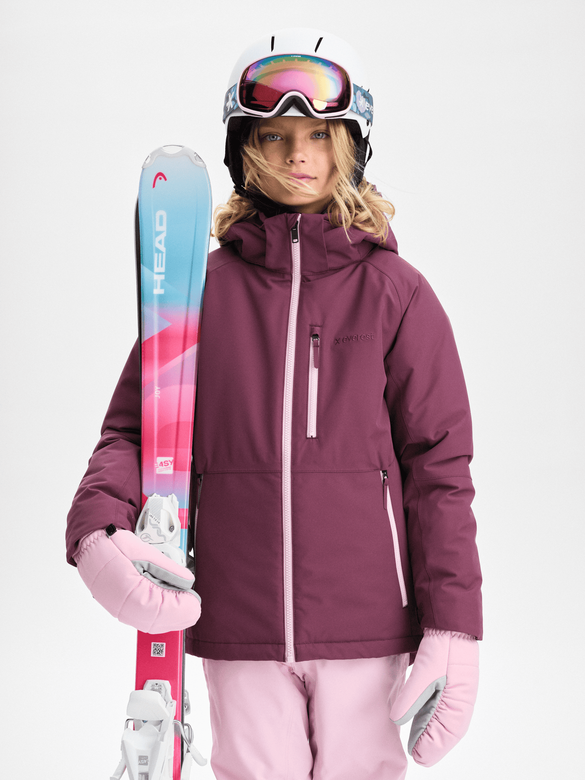 SNOW JACKET MAUVE WINE Everest Padded Jacket