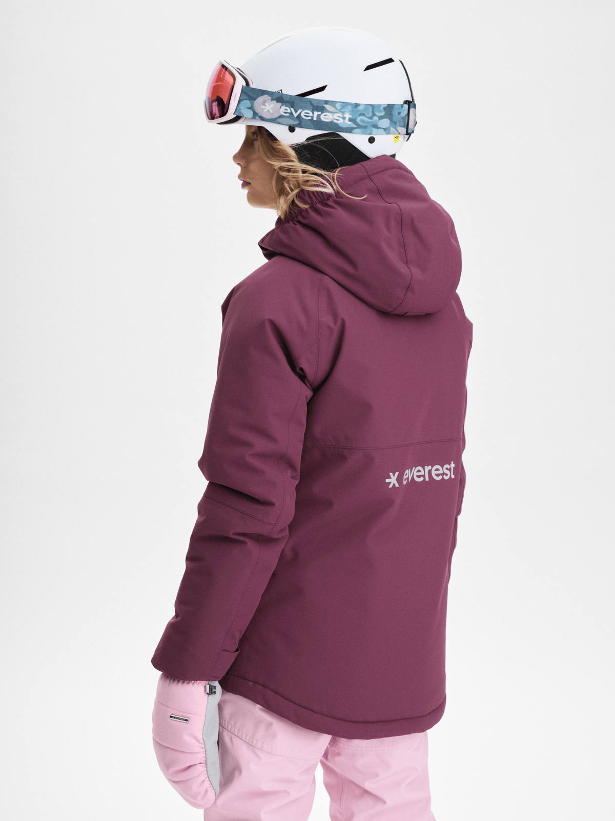 SNOW JACKET MAUVE WINE Everest Padded Jacket