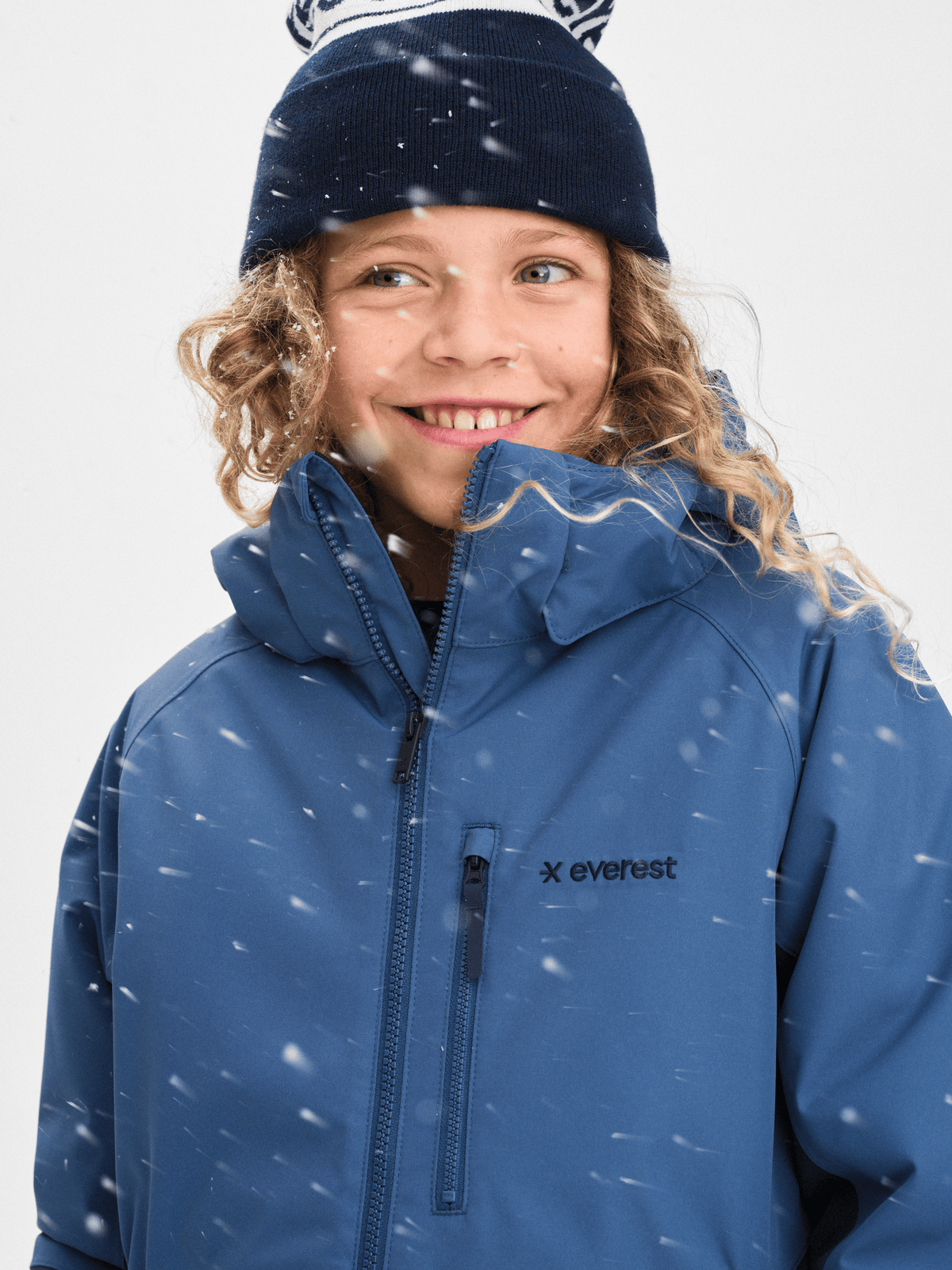 SNOW JACKET NAVY Everest Padded Jacket