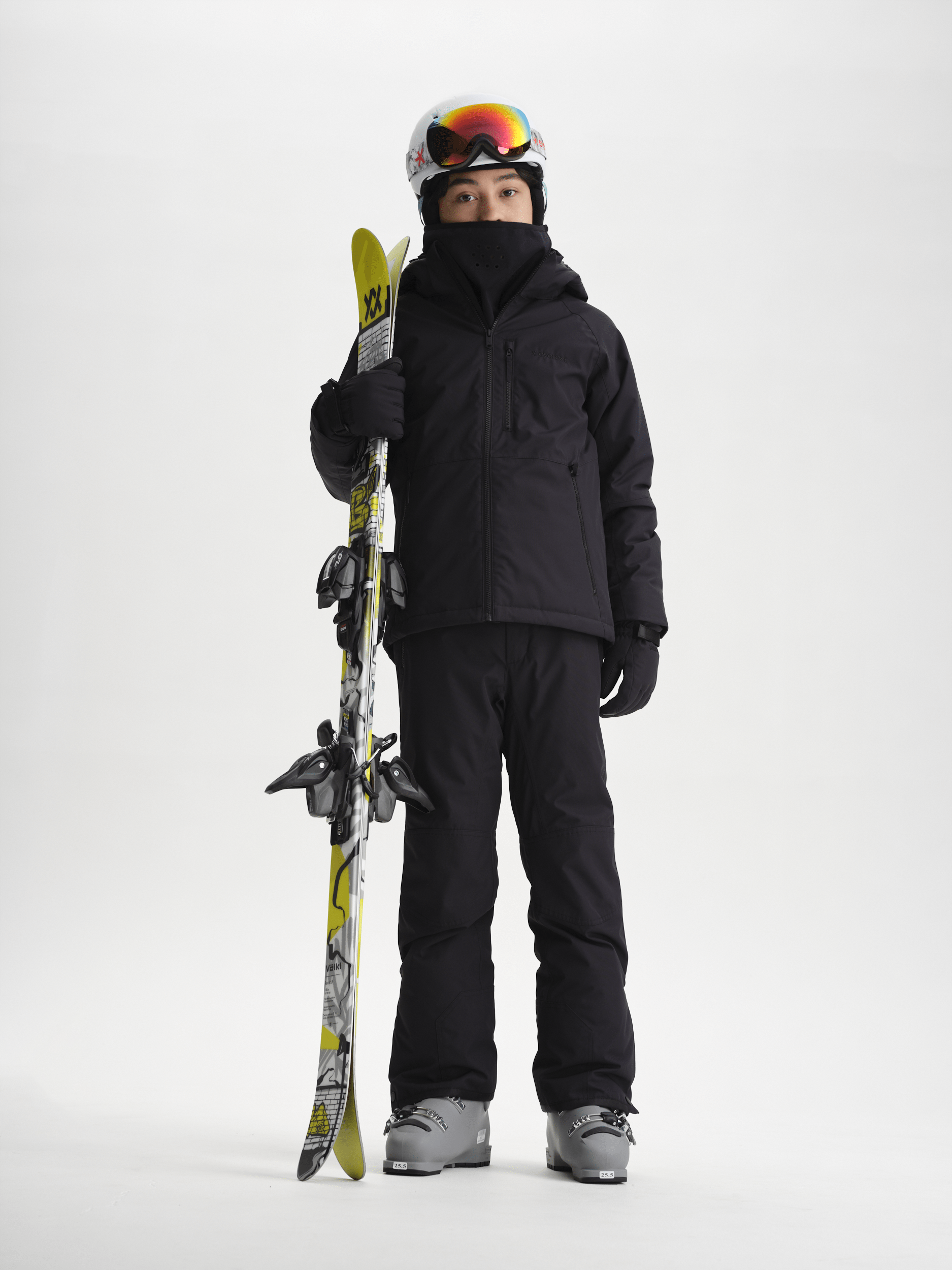 SKI SLIM PANT BLACK Everest Ski & Snowboard Pants