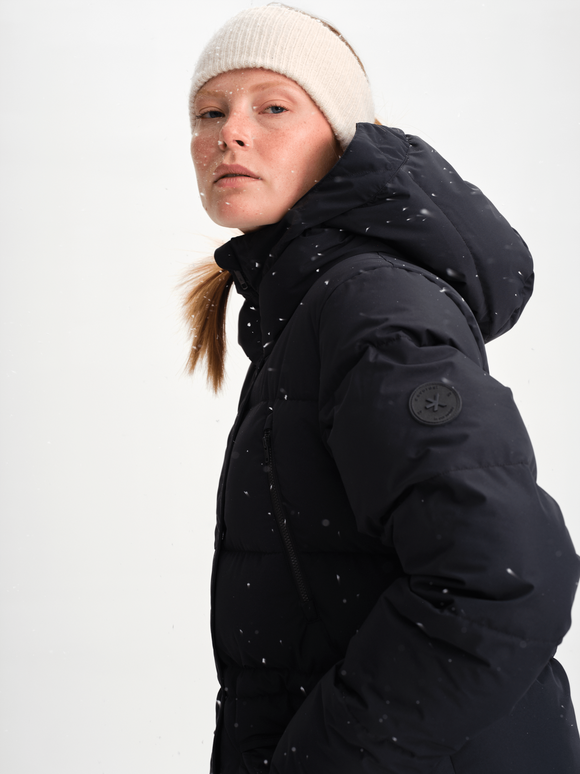 WARM PARKA CZARNA DAMSKA Everest Pikowana parka