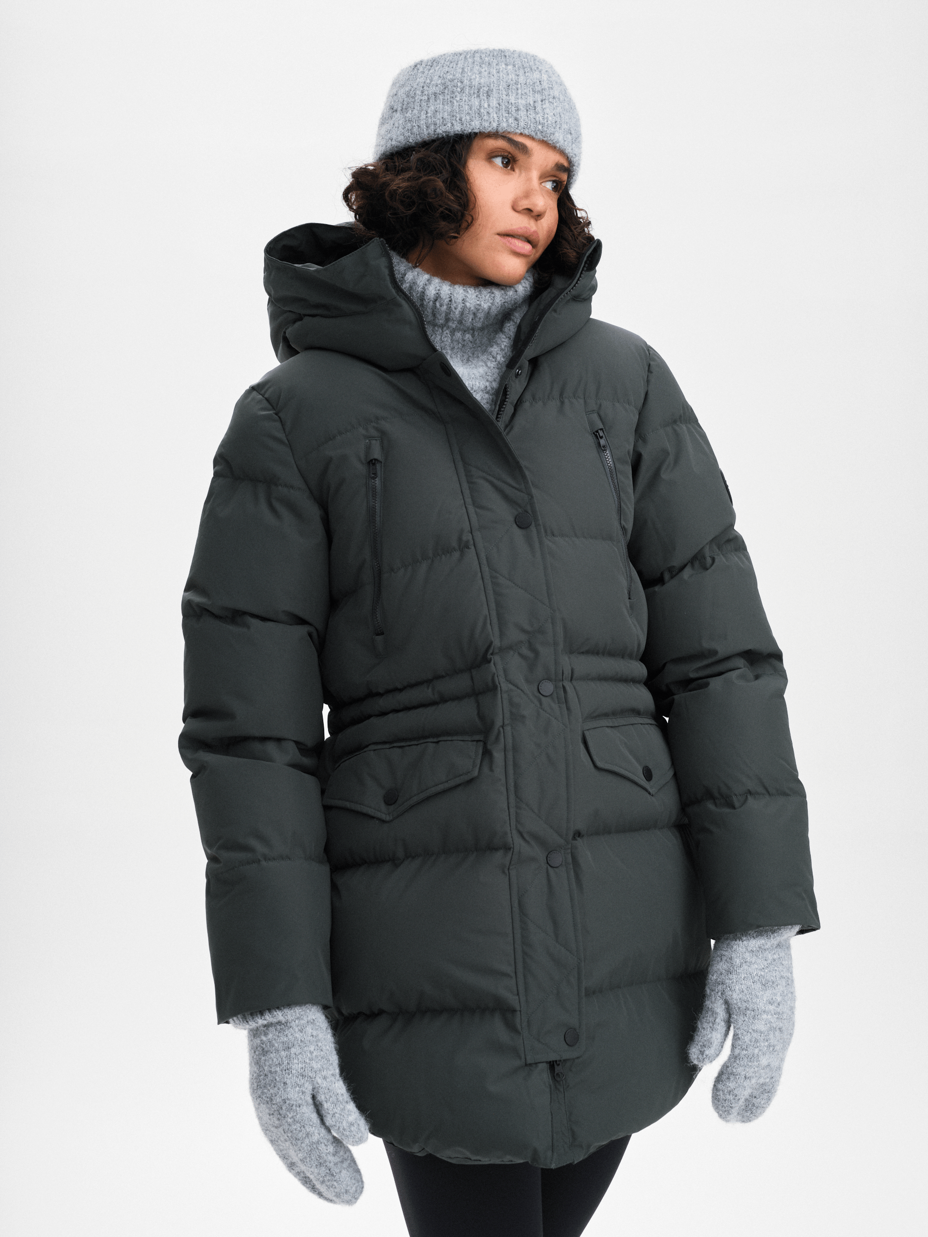 WARM PARKA DARK GREEN Everest Padded Parka