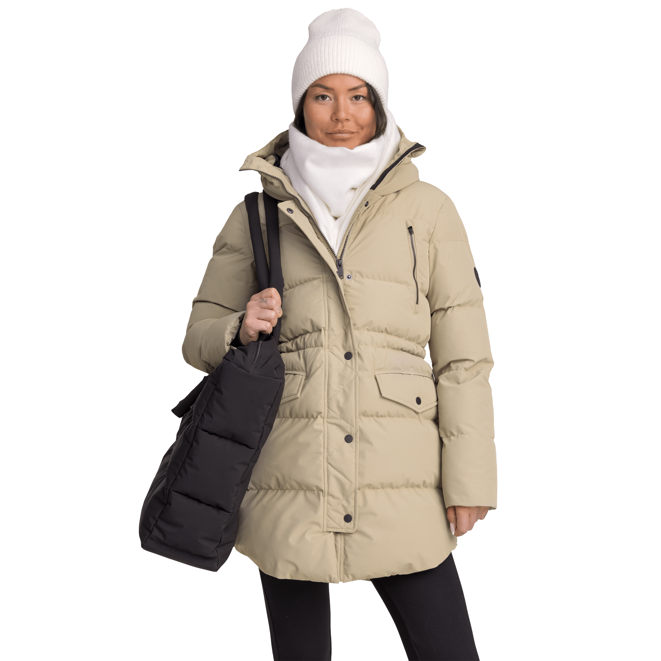 WARM PARKA BEIGE CLAY Everest Gepolsterter Parka