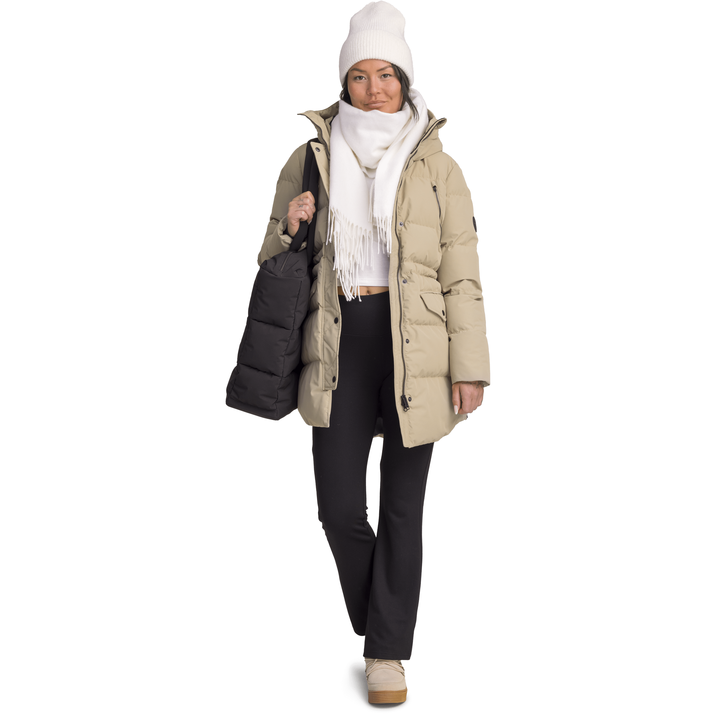 WARM PARKA BEIGE CLAY Everest Gepolsterter Parka