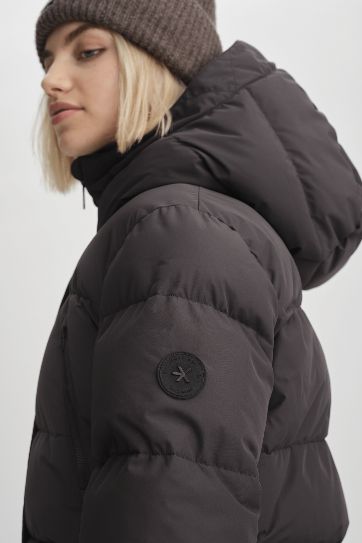 WARME PARKA PLUM SLATE Everest GefĂŒtterte Parka