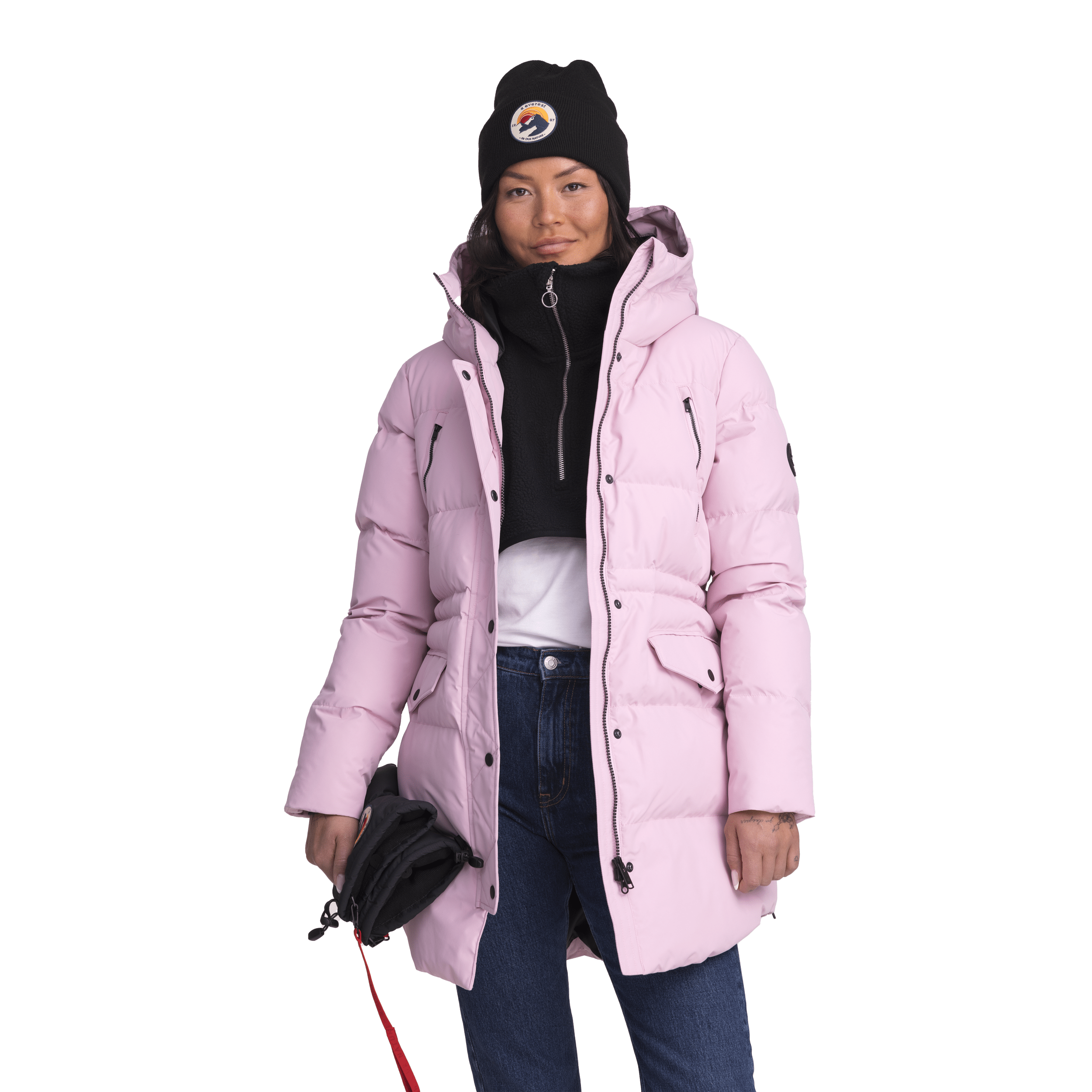 WARM PARKA BLOSSOM PINK Everest Gepolsterter Parka