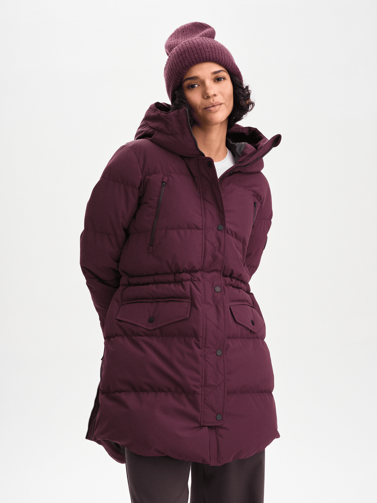 WARM PARKA BURGUNDY Everest Padded Parka