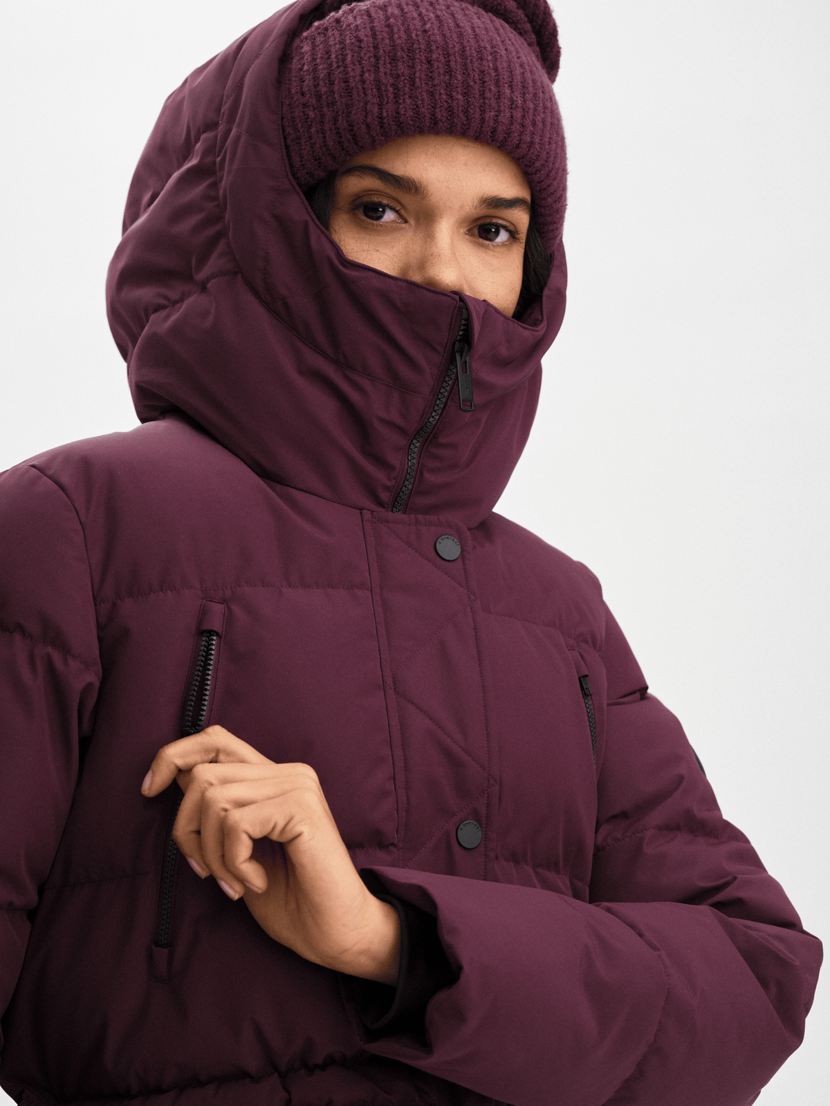 WARM PARKA BURGUNDY Everest Padded Parka