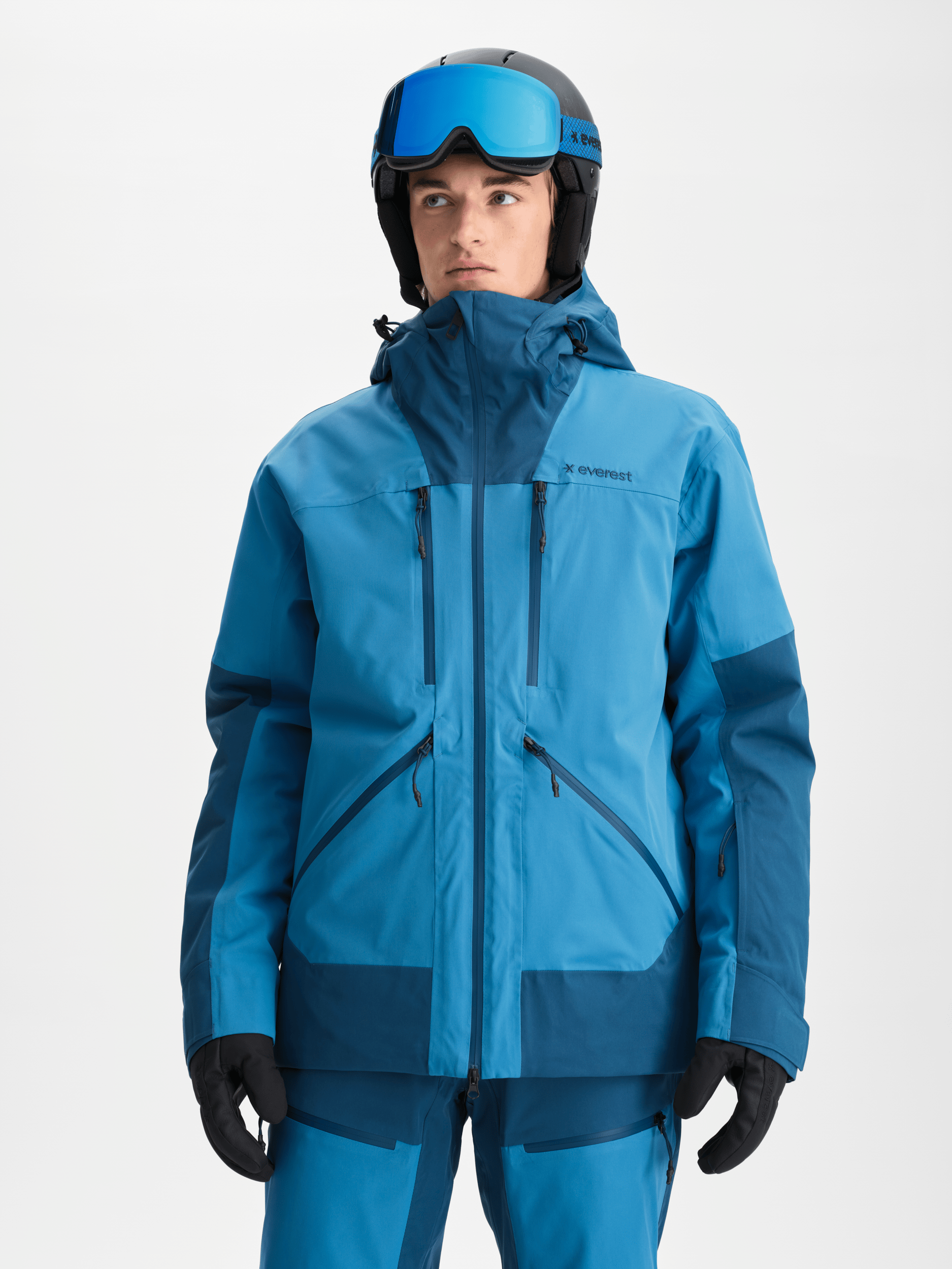 ALPINE JACKEN GLACIER BLAU Herren Everest Ski- & Snowboardjacke