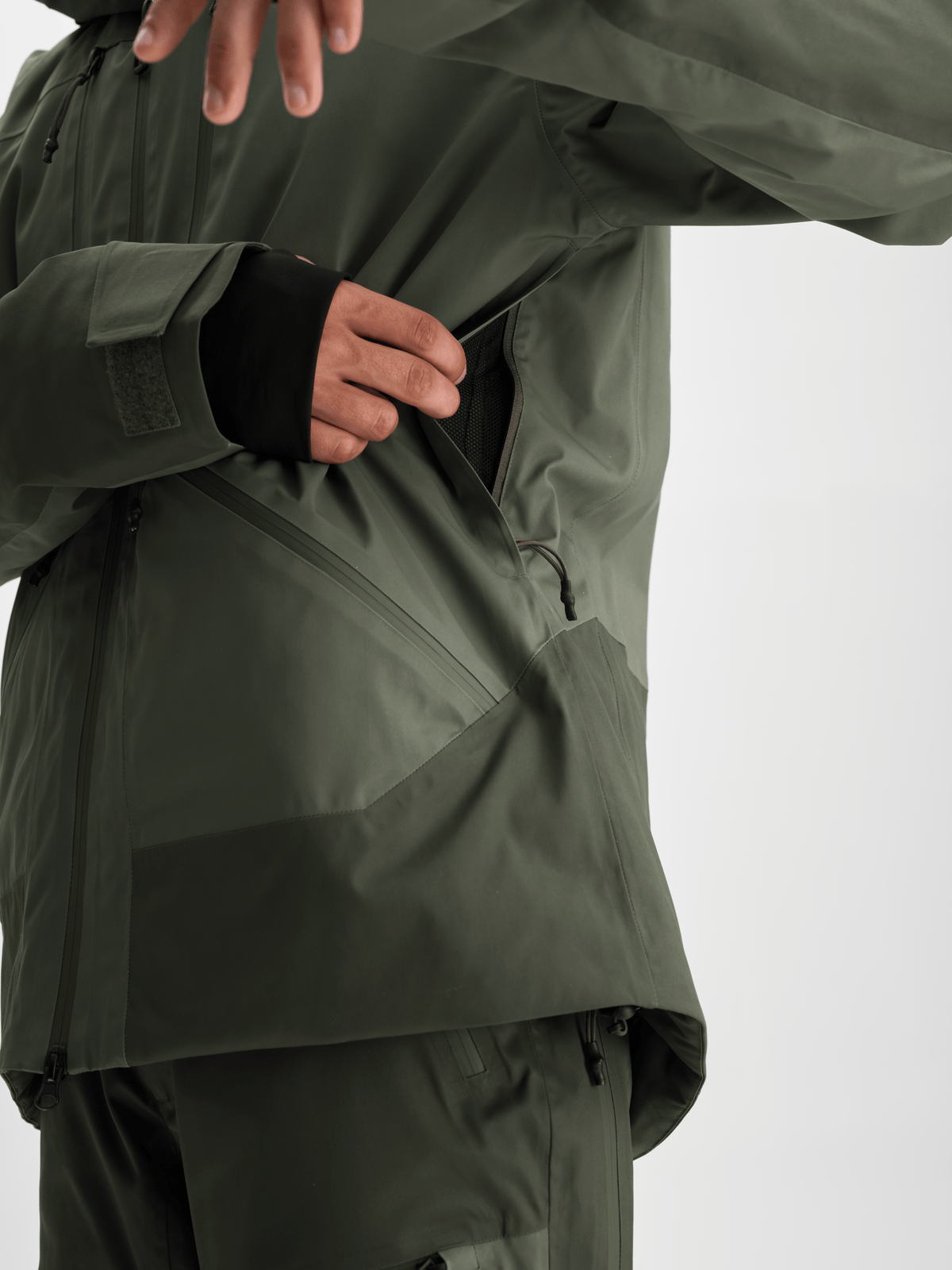 ALPINE JACKET KHAKI GREY Everest Ski & Snowboard Jacket