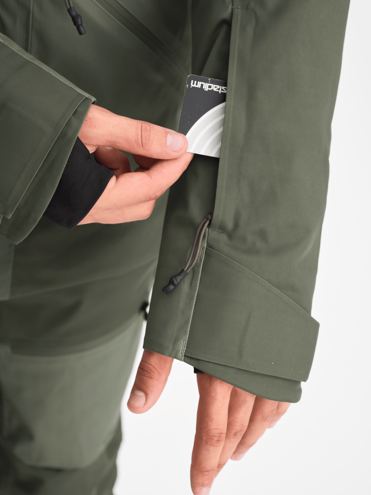 ALPINE JACKET KHAKI GREY Everest Ski & Snowboard Jacket