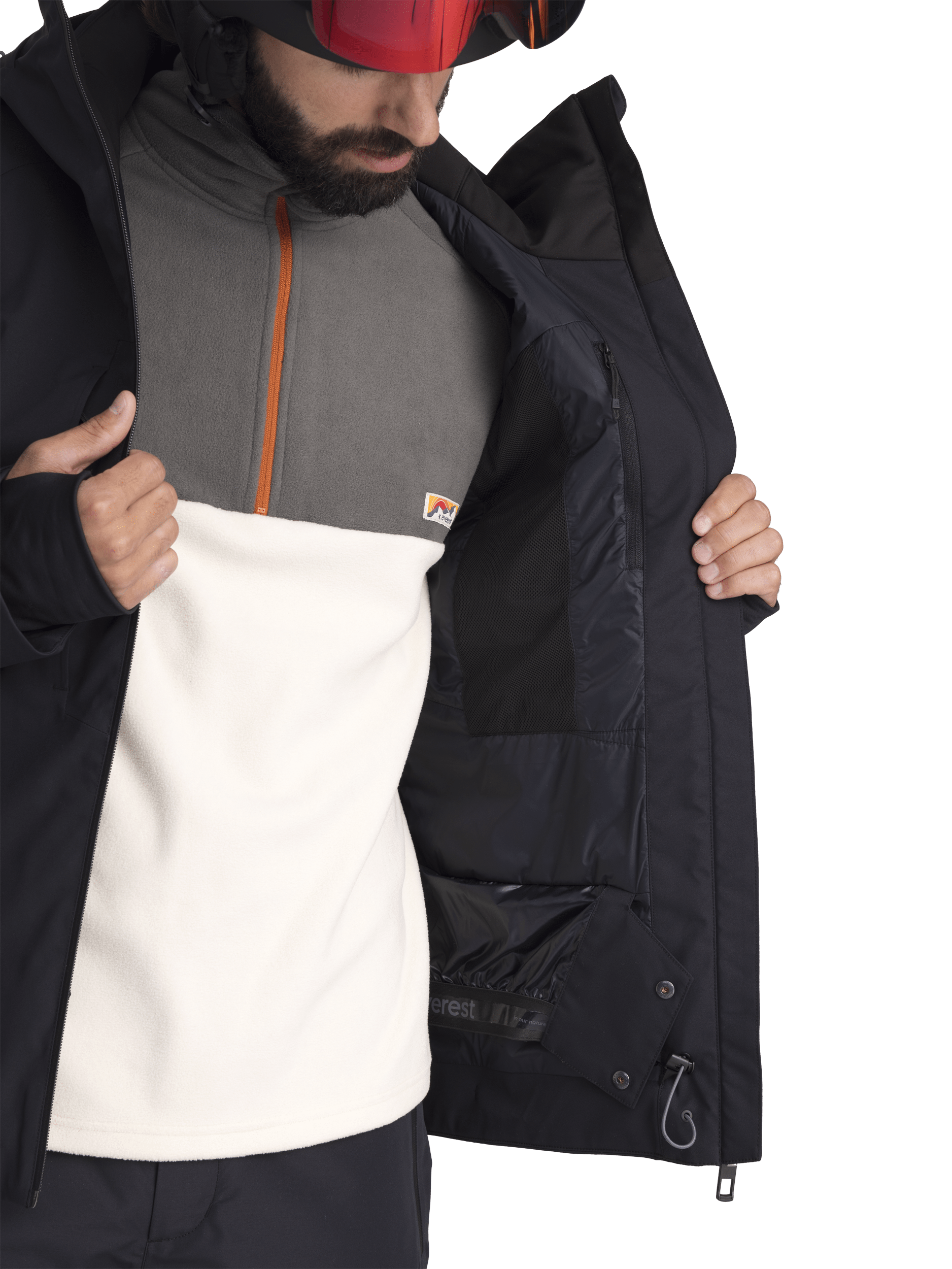 SKI JACKET BLACK MEN Everest Ski & Snowboard Jacket