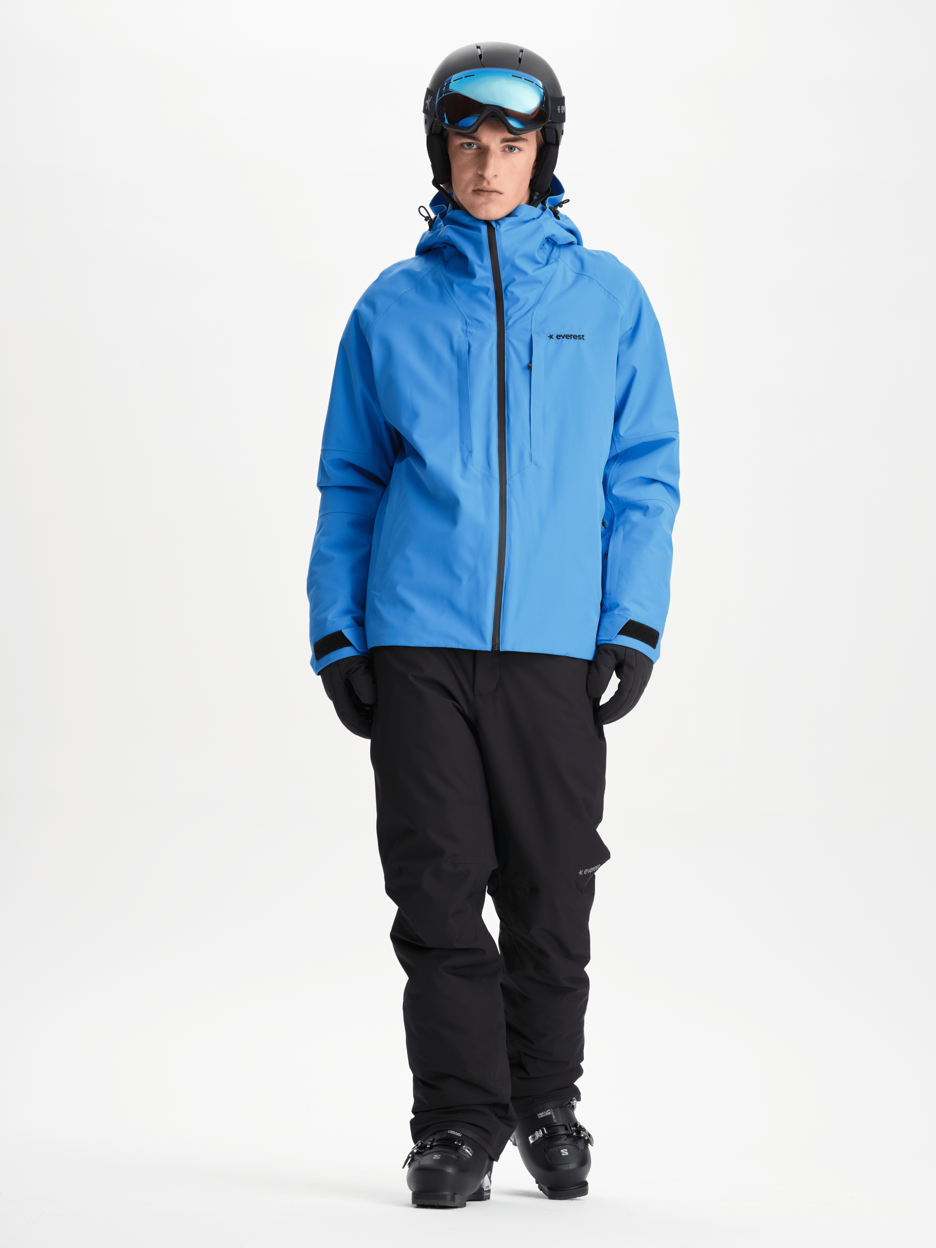 SKIJACKE AZURBLAU Herren Everest Ski- & Snowboardjacke