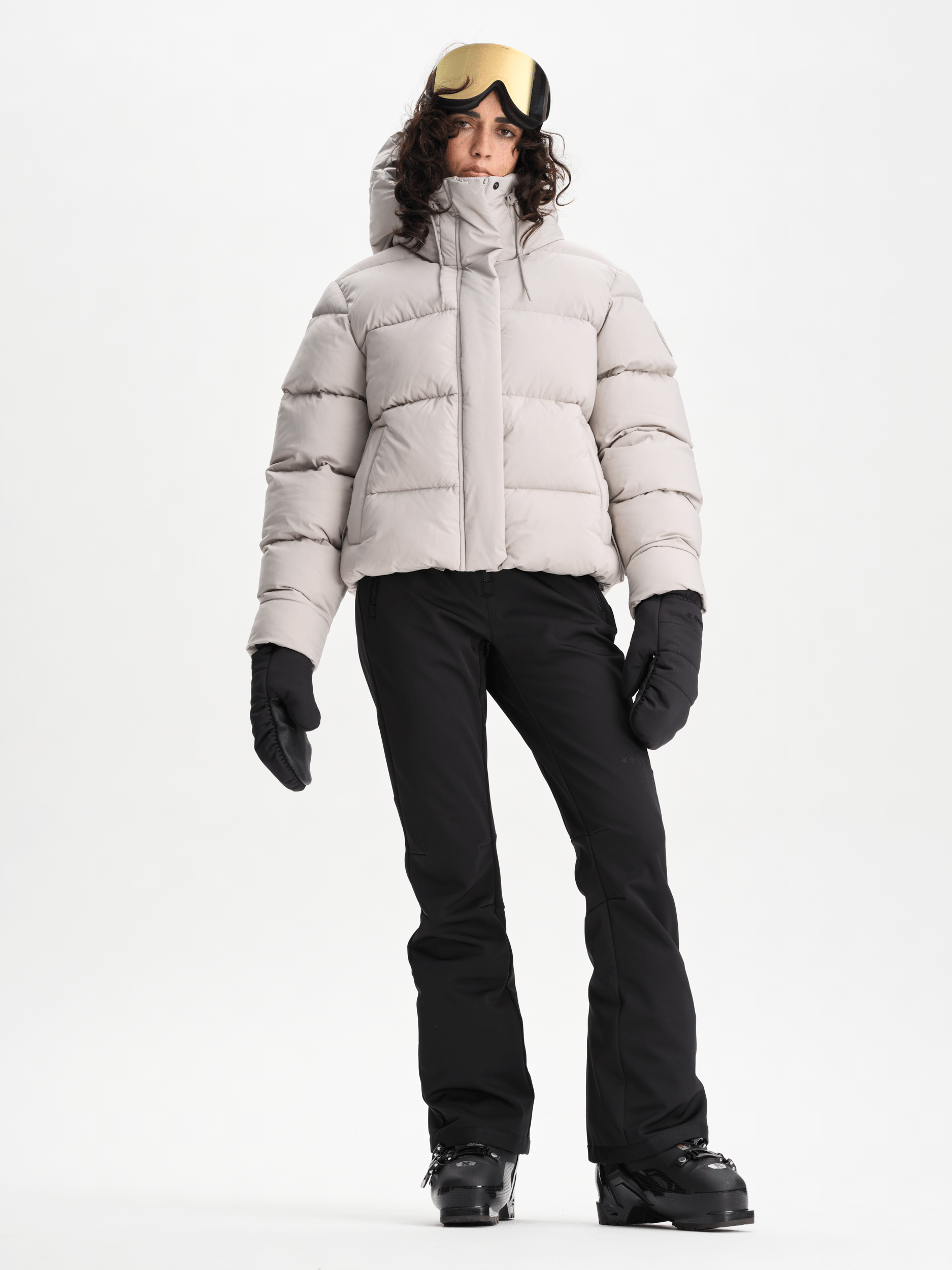 DOPASOWANE DAMSKIE SPODNIE CZARNE Everest Spodnie narciarskie i snowboardowe