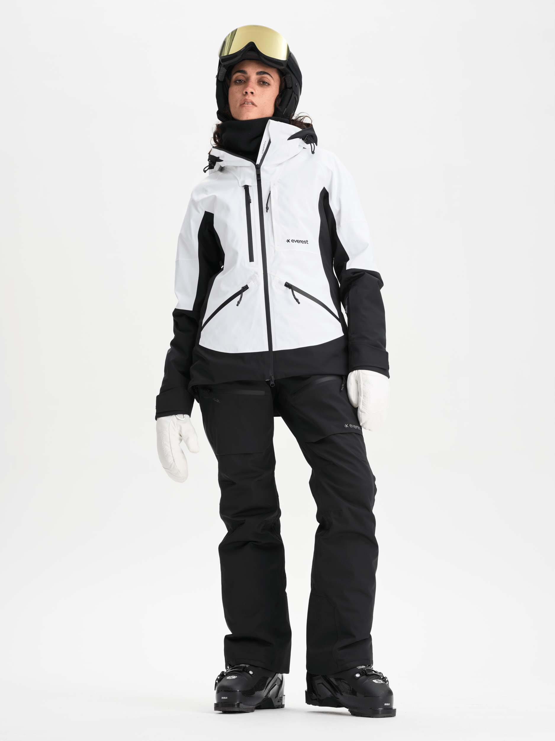ALPINE JACKE WEISS Damen Everest Ski- & Snowboardjacke