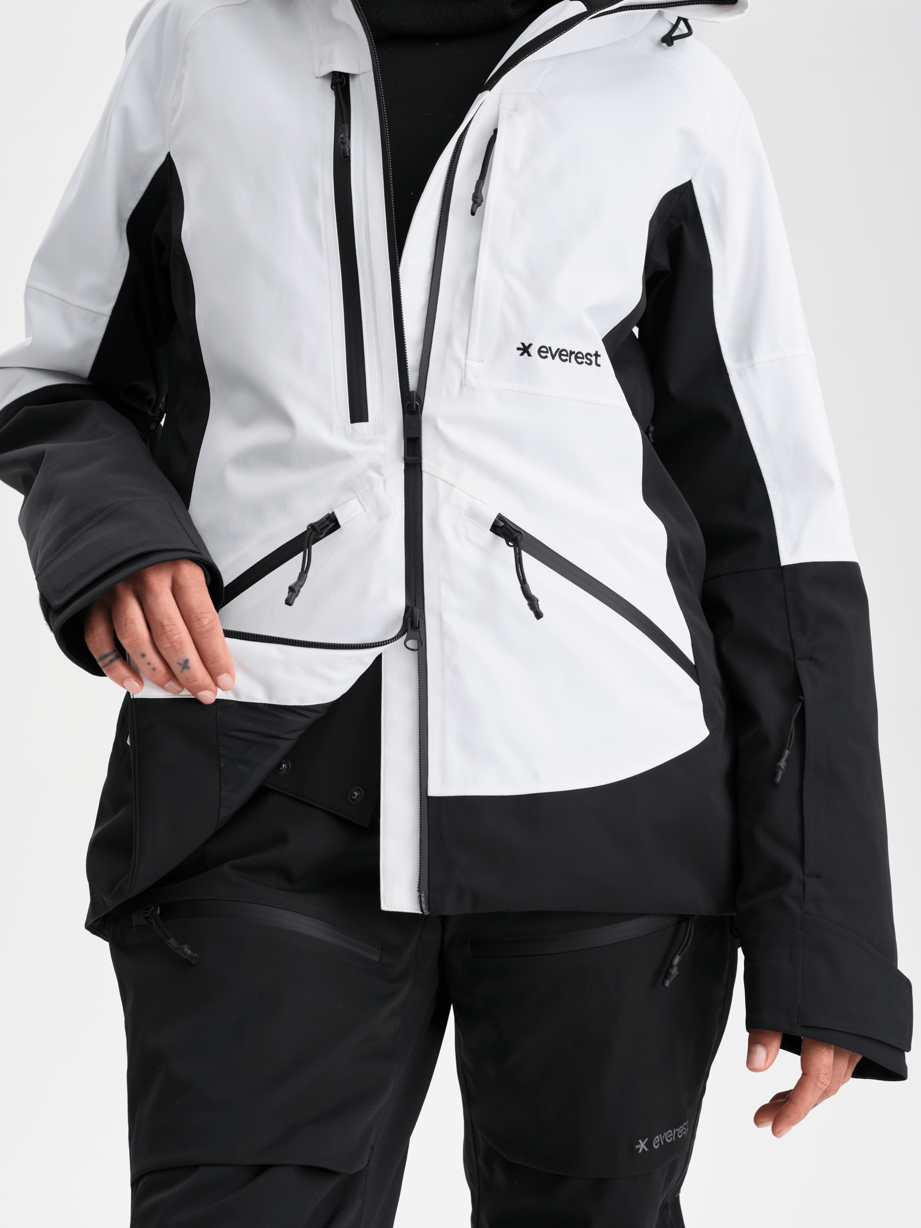 ALPINE JACKE WEISS Damen Everest Ski- & Snowboardjacke