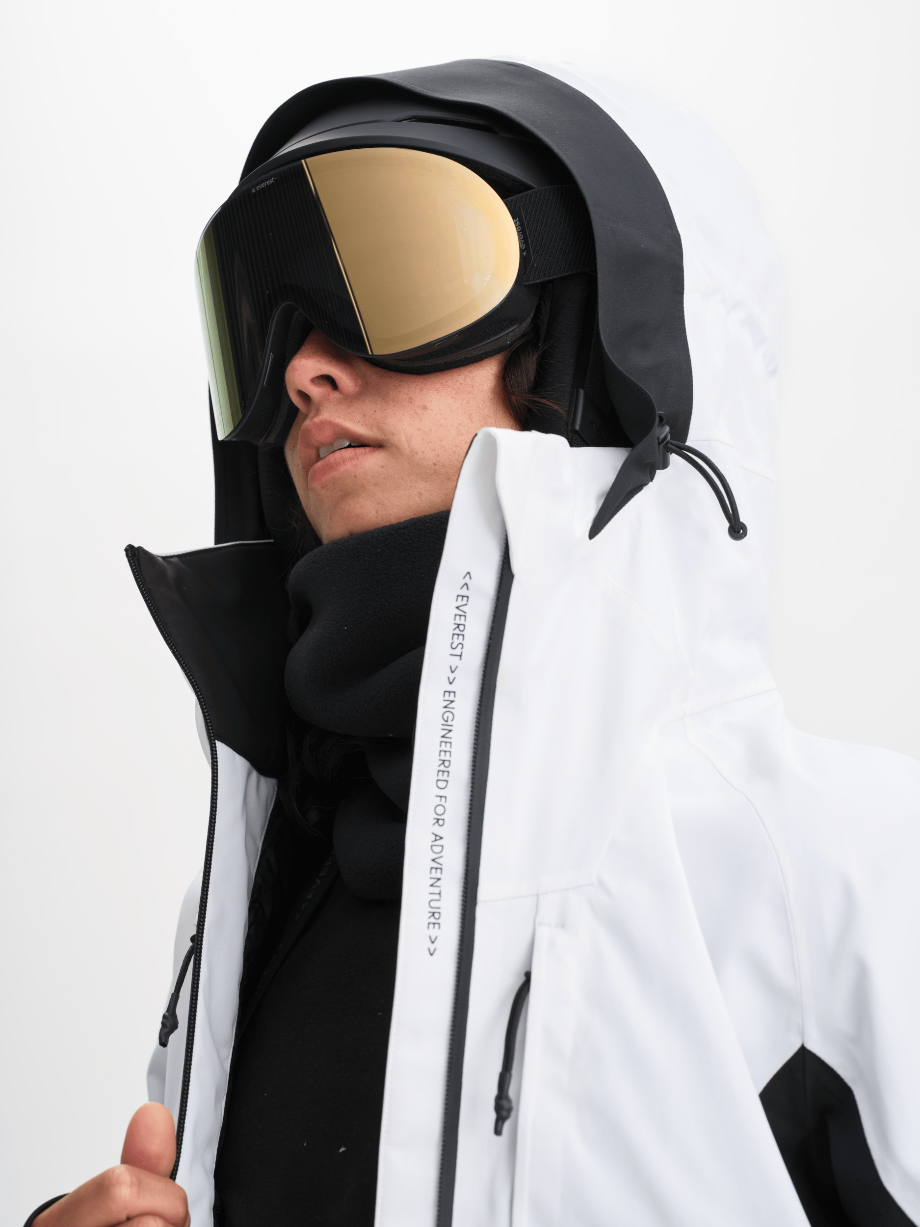 ALPINE JACKE WEISS Damen Everest Ski- & Snowboardjacke