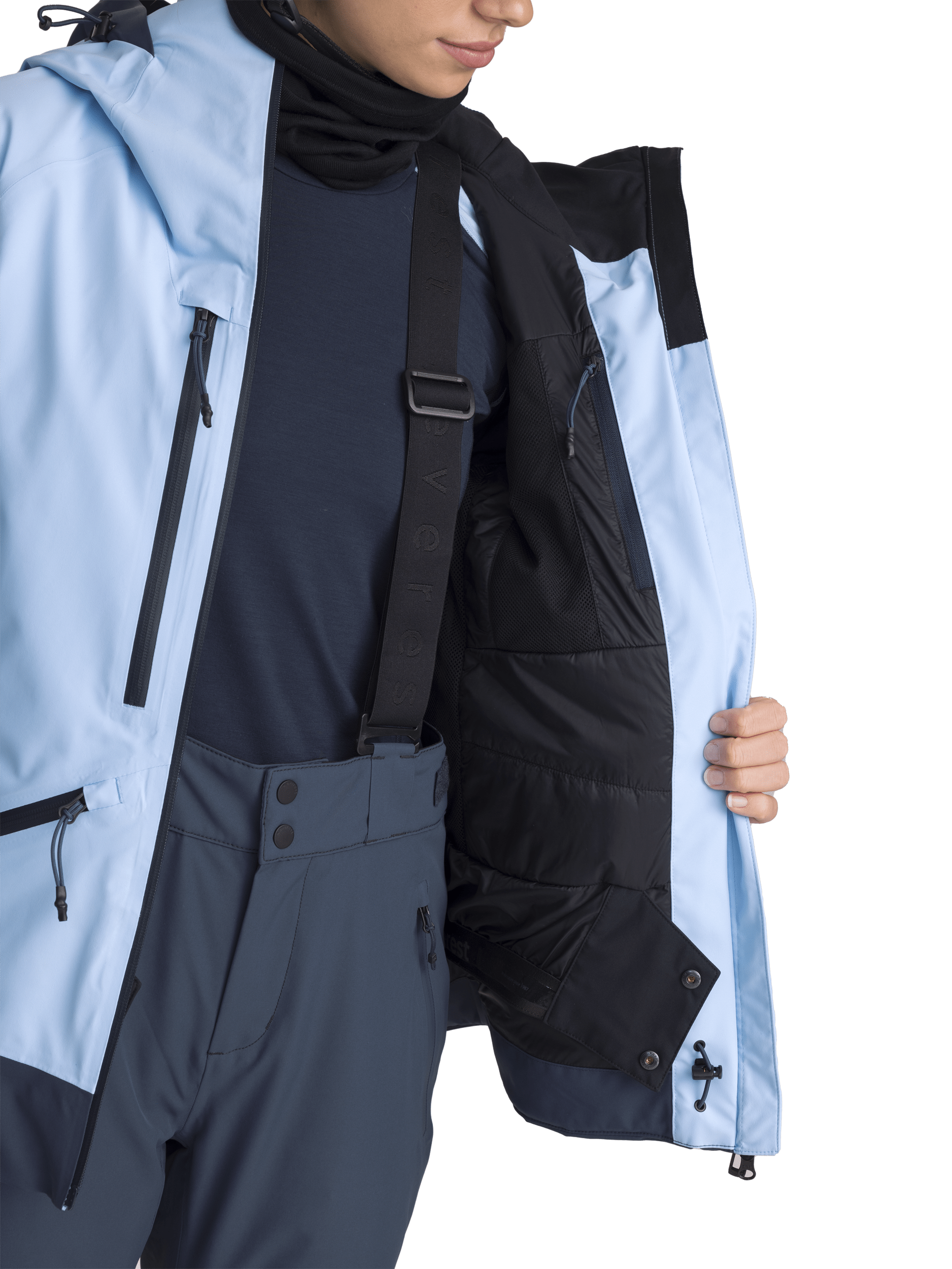 ALPINE JACKET CLOUD BLUE WOMEN Everest Ski & Snowboard Jacket