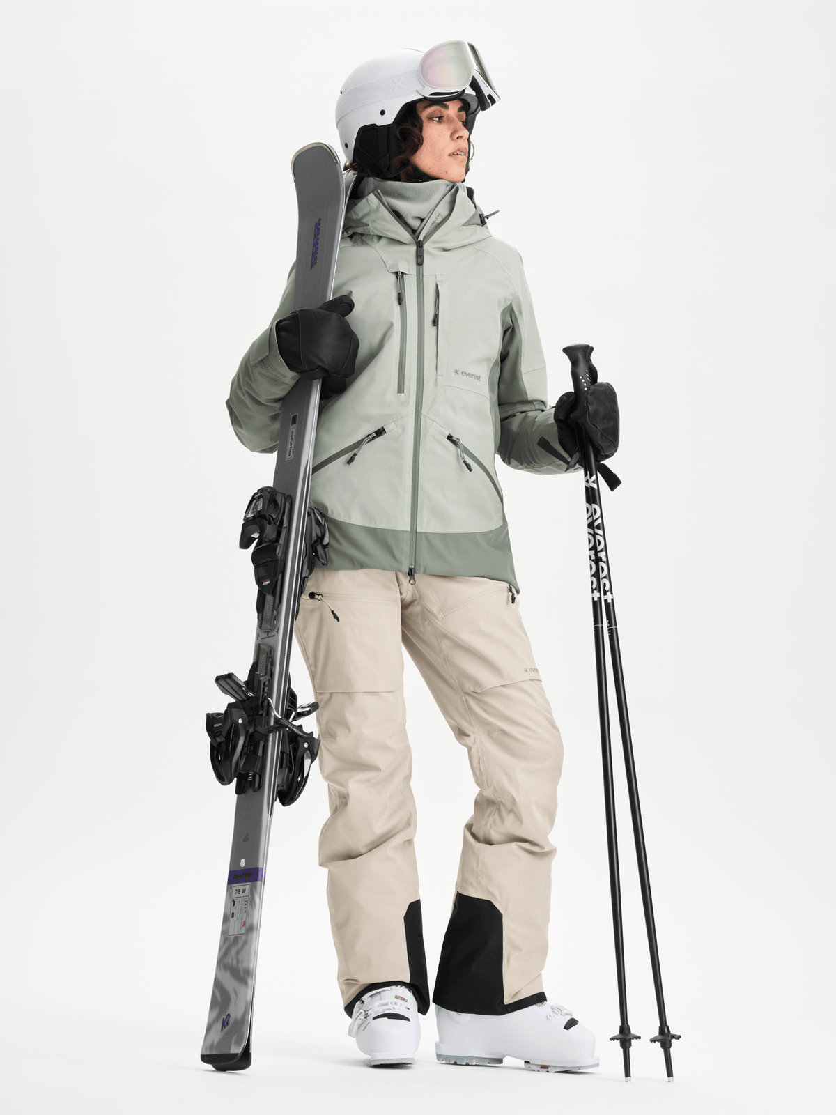 ALPINE JACKET SAGE MIST Everest Ski & Snowboard Jacket
