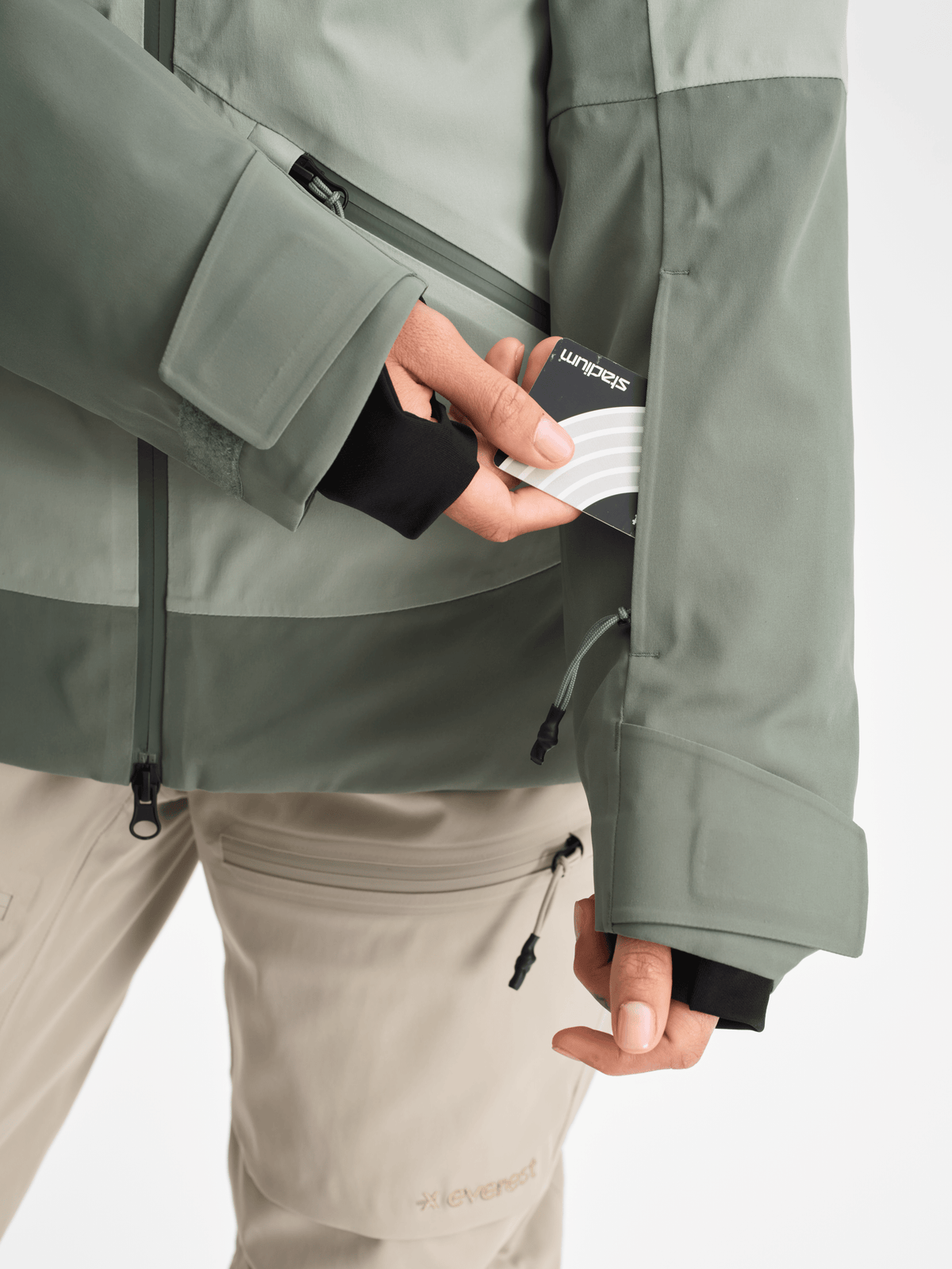 ALPINE JACKET SAGE MIST Everest Ski & Snowboard Jacket