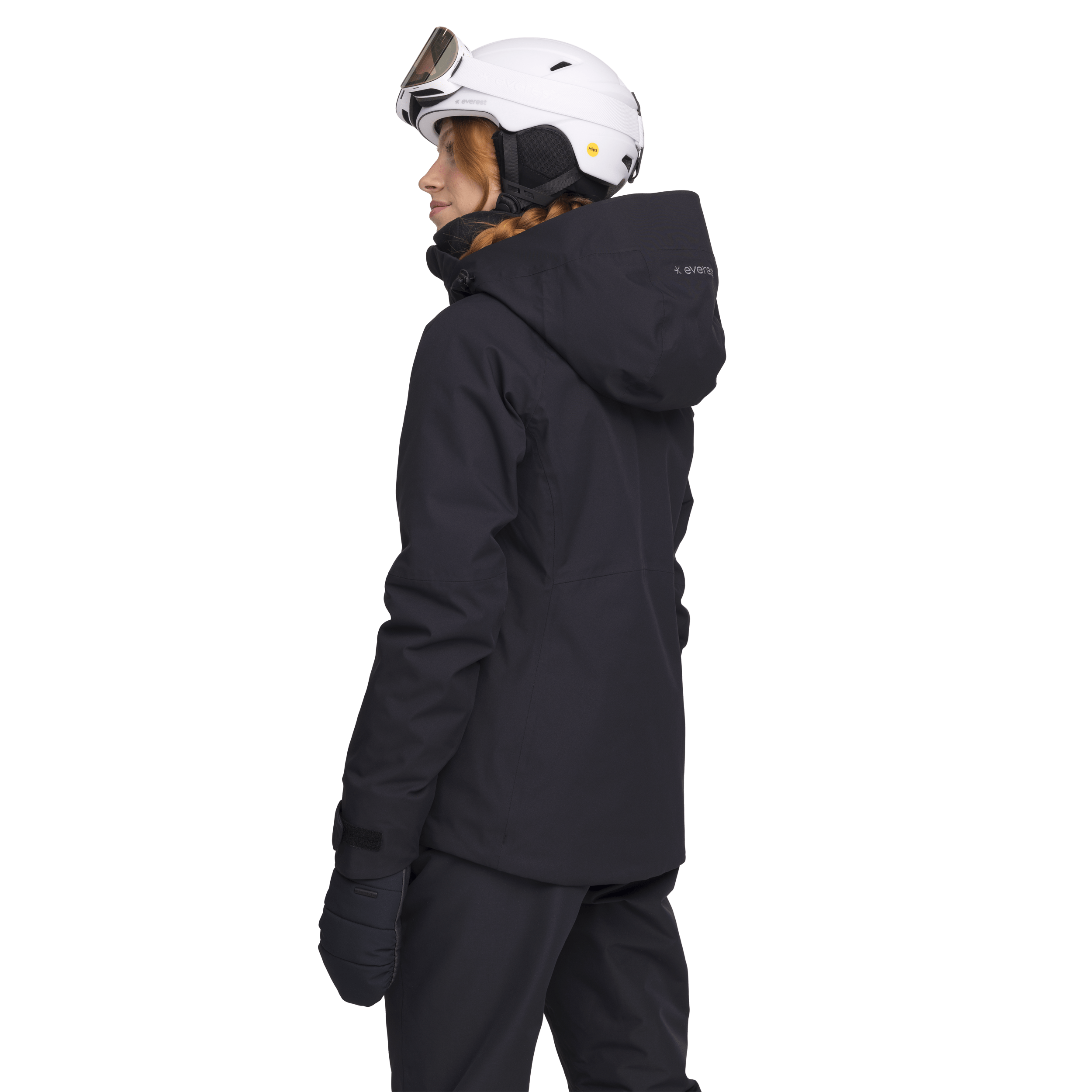 SKI JACKET BLACK WOMEN Everest Ski & Snowboard Jacket