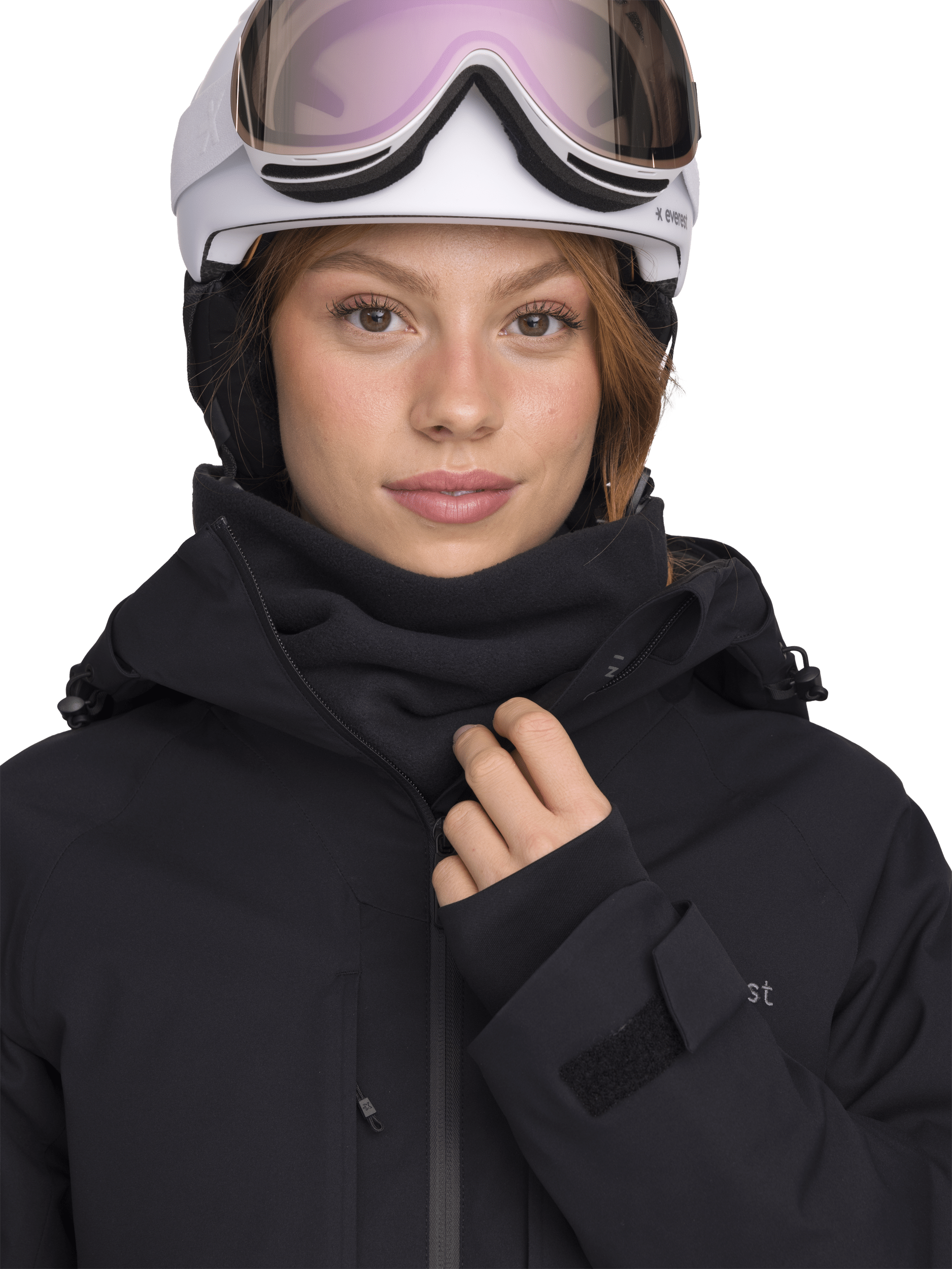 SKI JACKET BLACK WOMEN Everest Ski & Snowboard Jacket