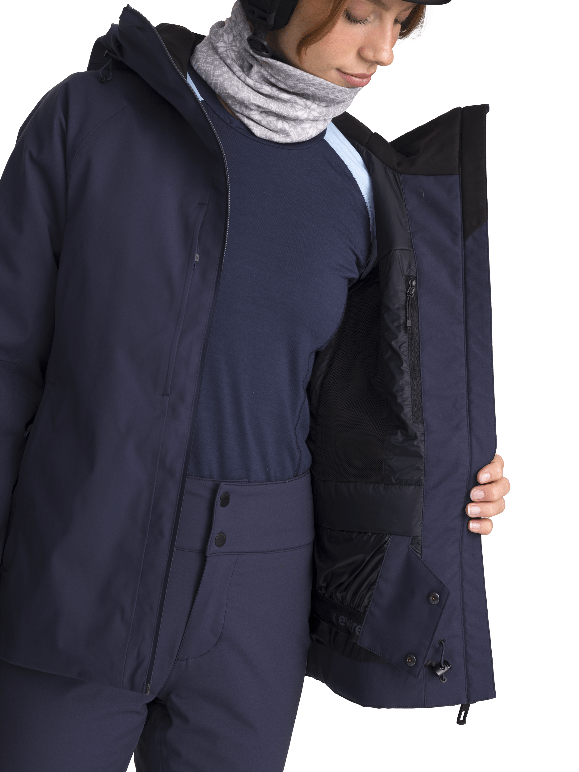 SKI JACKET NAVY WOMEN Everest Ski & Snowboard Jacket
