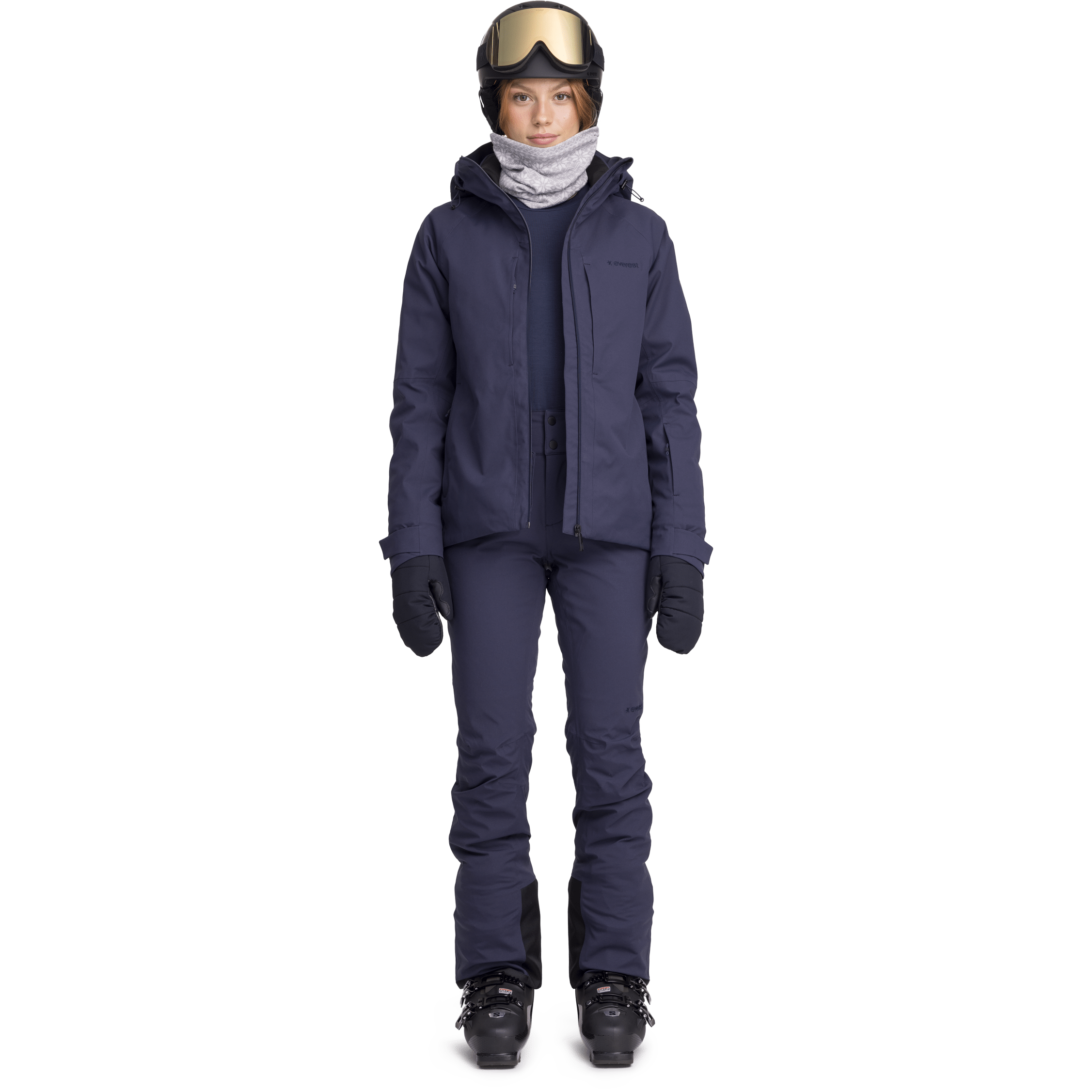 SKI JACKET NAVY WOMEN Everest Ski & Snowboard Jacket