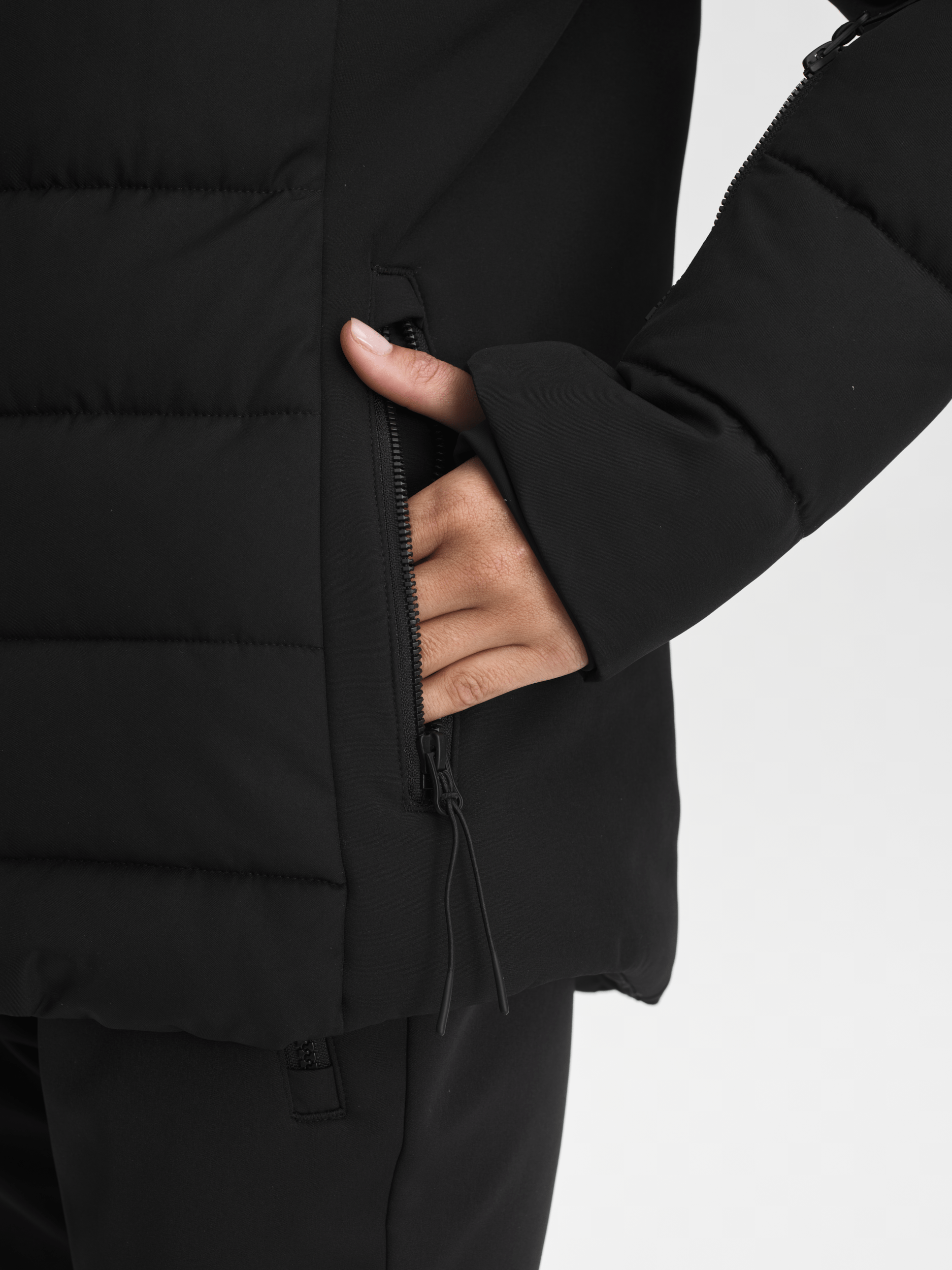 KURTKA MODOWA CZARNA Everest Kurtka narciarska i snowboardowa