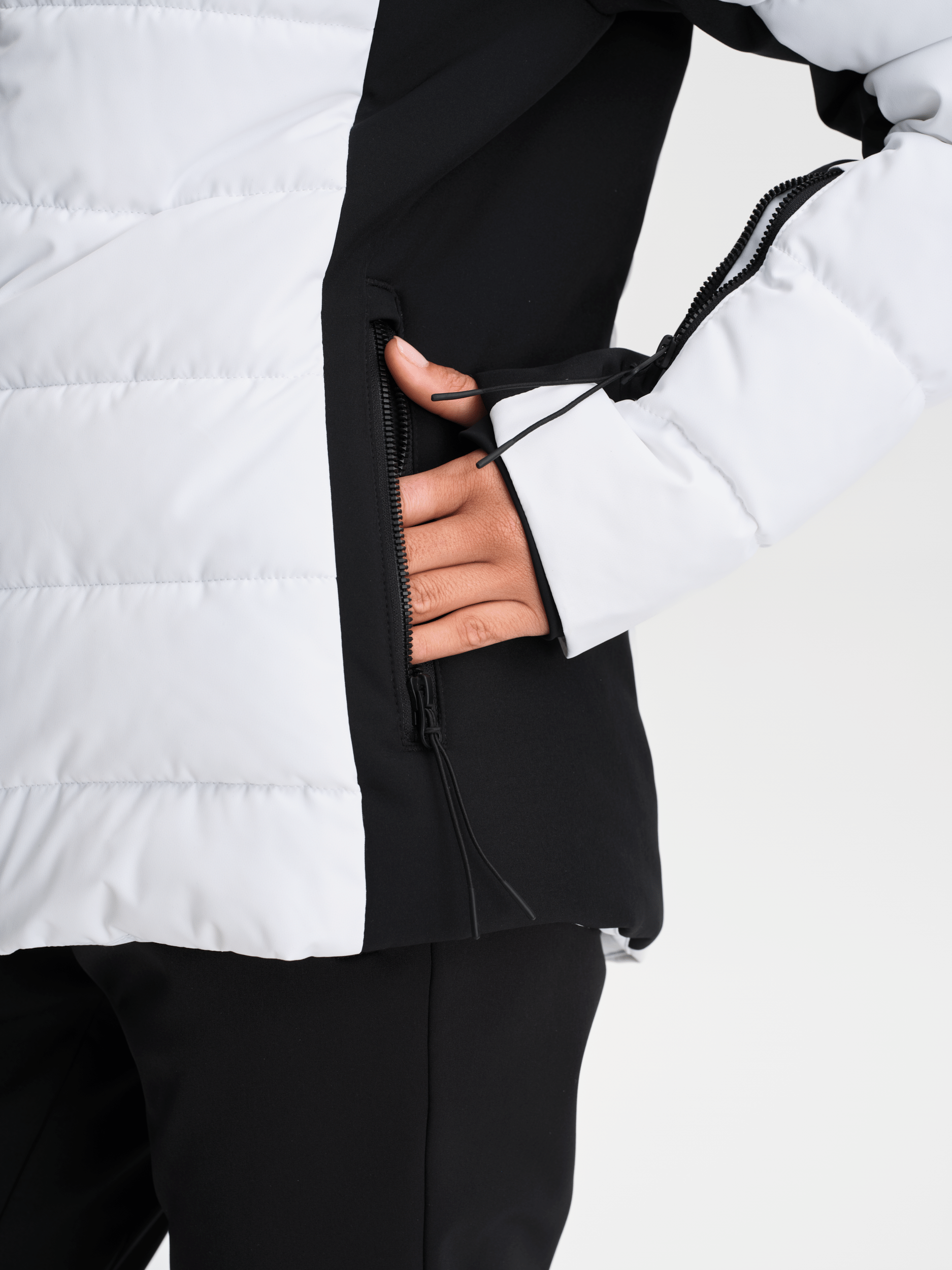 FASHION JACKET WHITE/BLACK Everest Ski & Snowboard Jacket