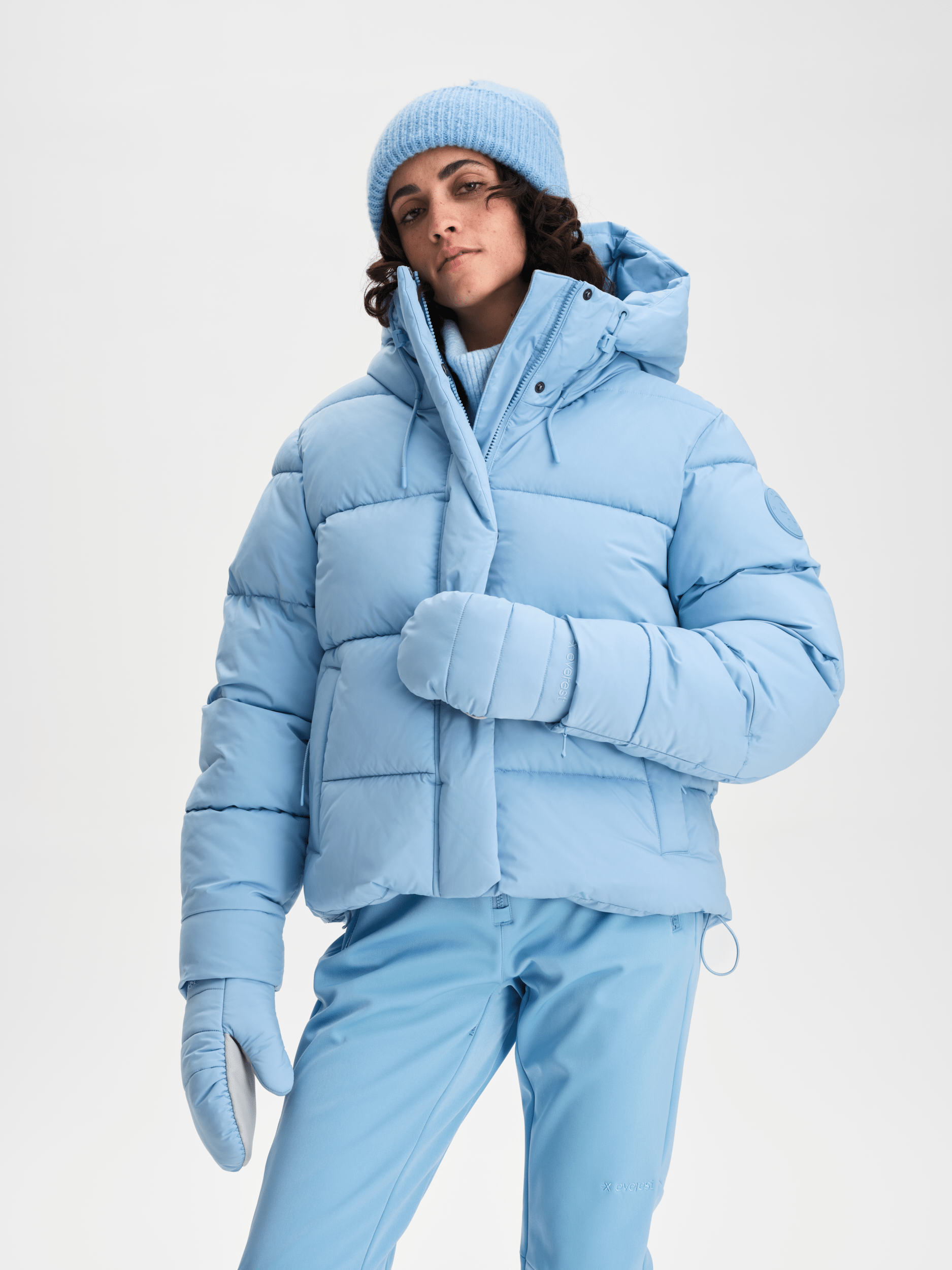 FEMME PUFF JACKE DUSK BLUE Everest Hose