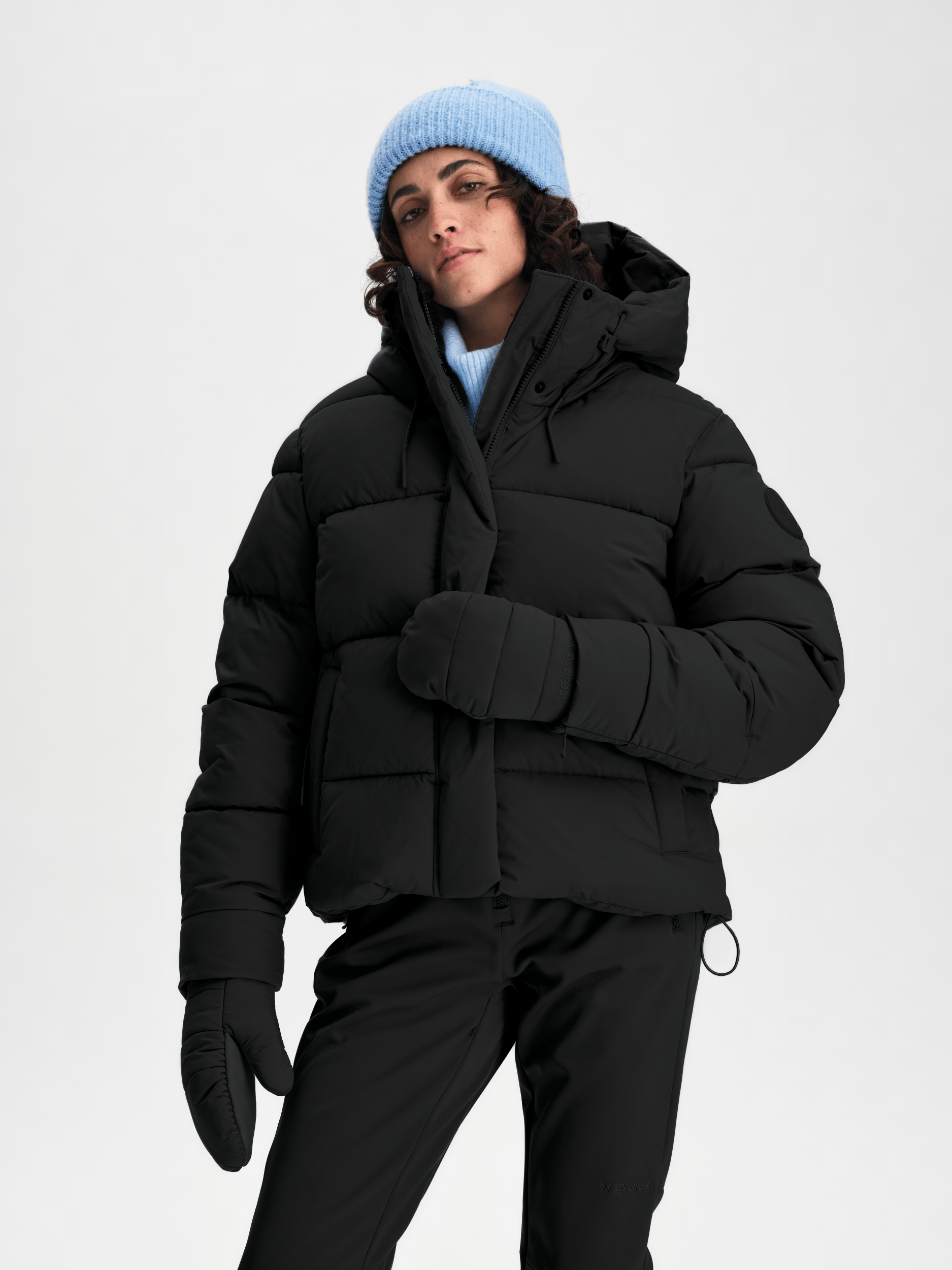 FEMME PUFF JACKE SCHWARZ Everest Gepolsterte Jacke