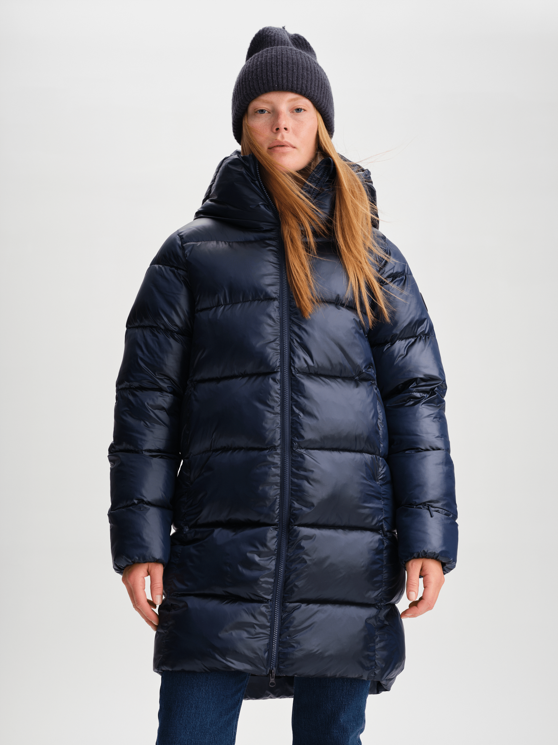 GISTOLA PŁASZCZ ŚREDNIEJ DŁUGOŚCI GRANATOWY Everest Spodnie