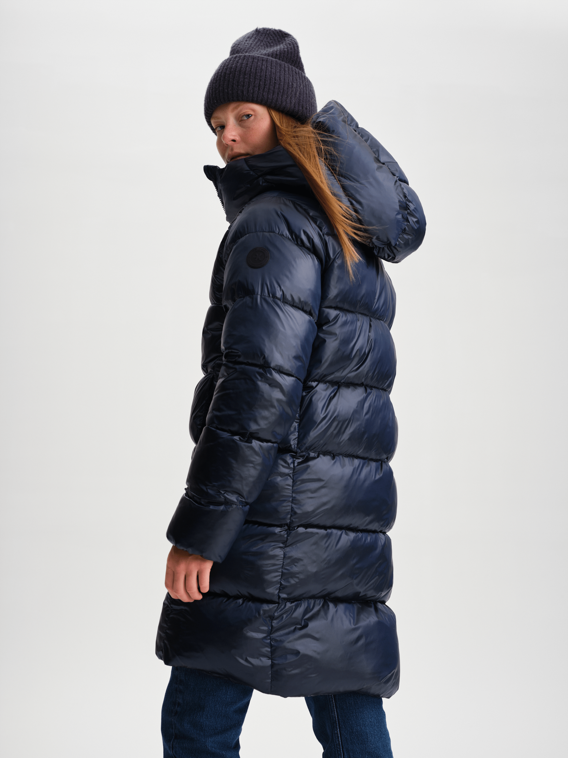 GISTOLA PŁASZCZ ŚREDNIEJ DŁUGOŚCI GRANATOWY Everest Spodnie