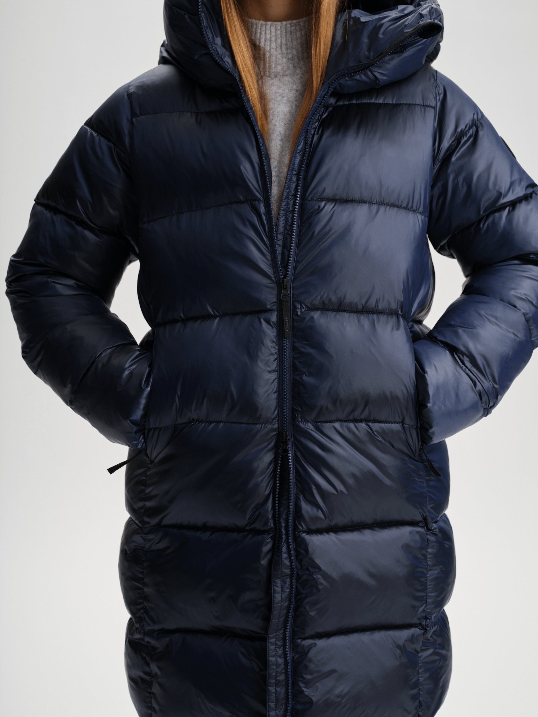 GISTOLA PŁASZCZ ŚREDNIEJ DŁUGOŚCI GRANATOWY Everest Spodnie