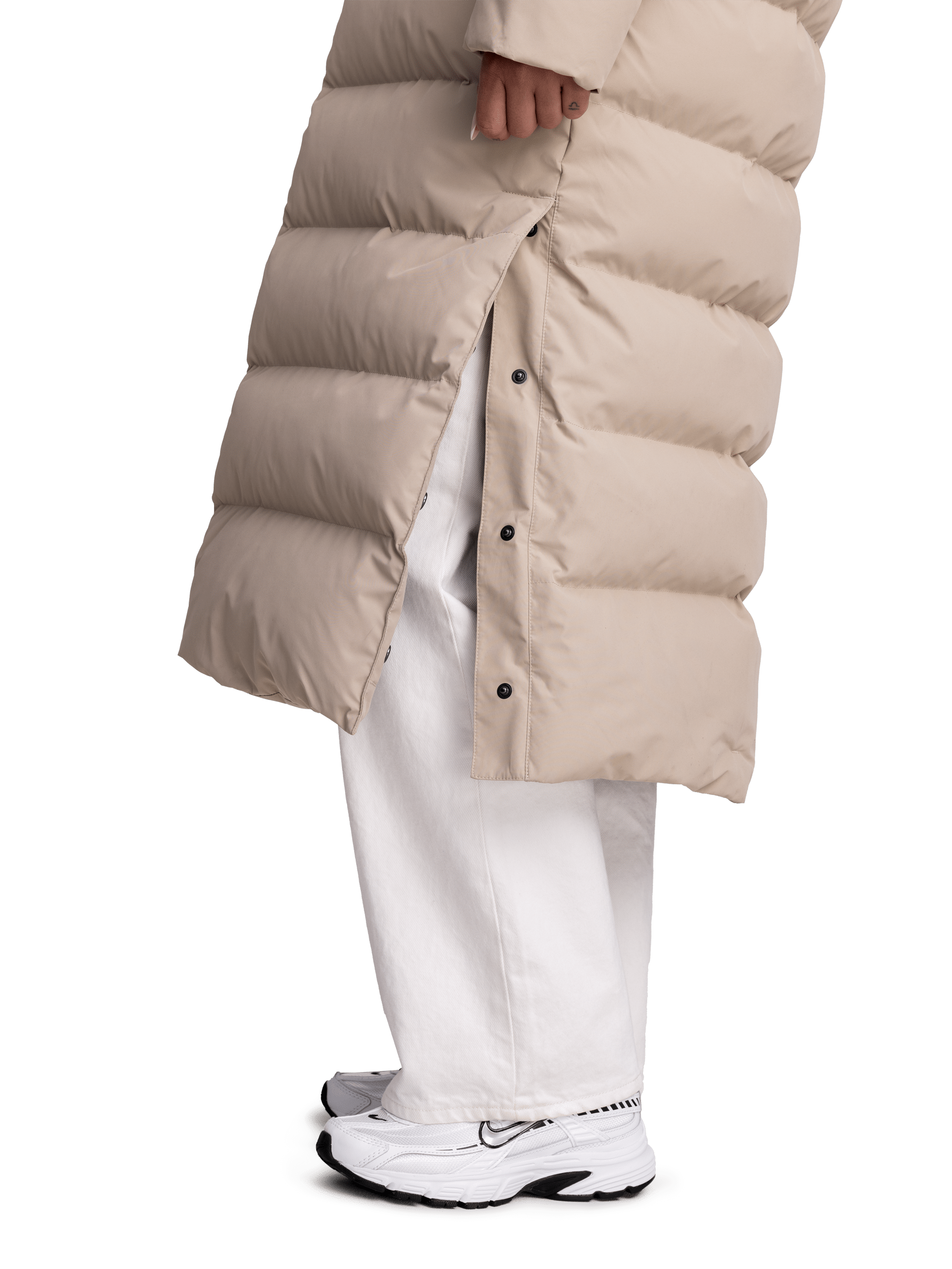 JUNEAU COAT SOFT BEIGE Everest Padded Coat