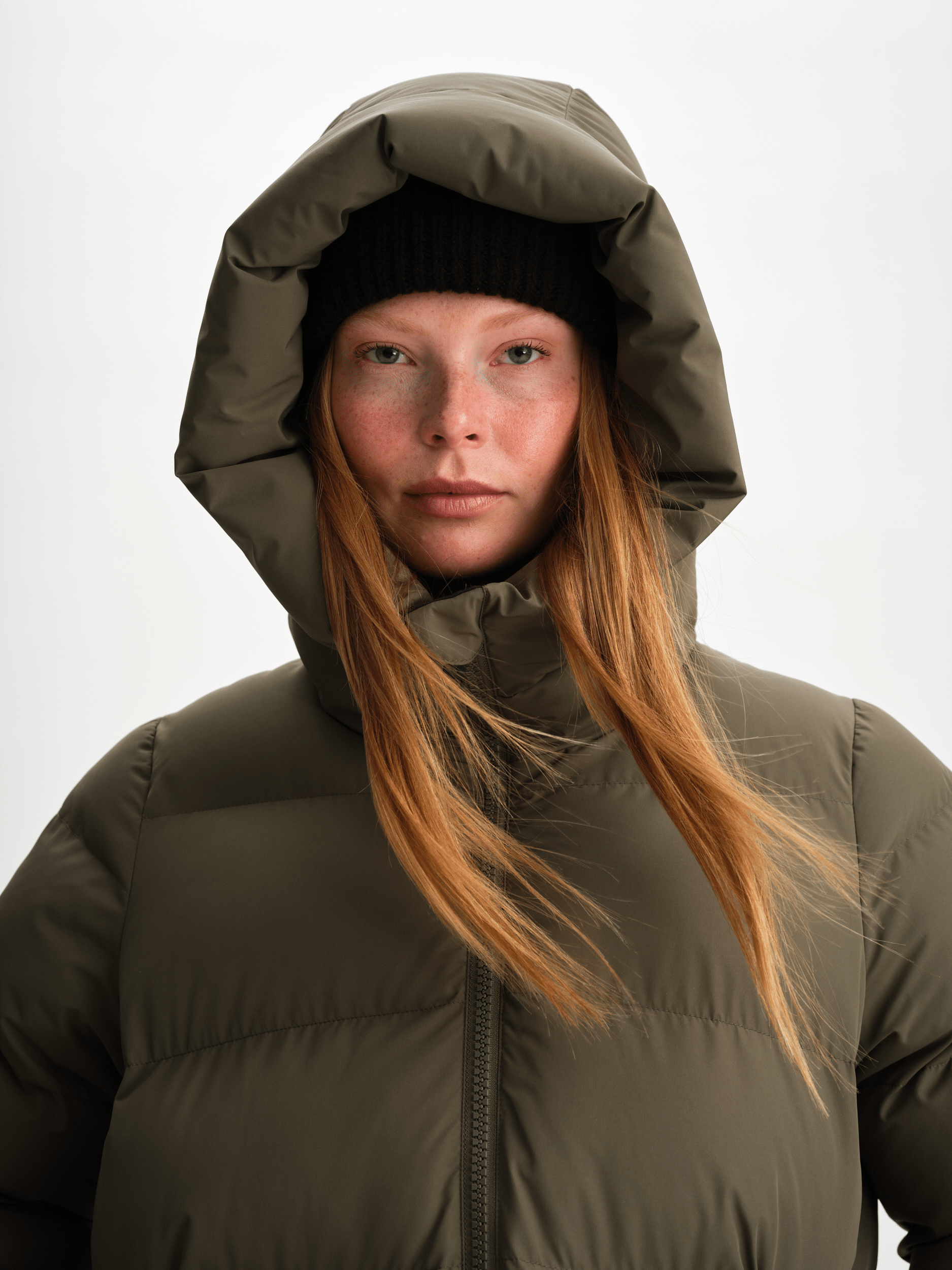 JUNEAU COAT MUD GREEN Everest Padded Coat