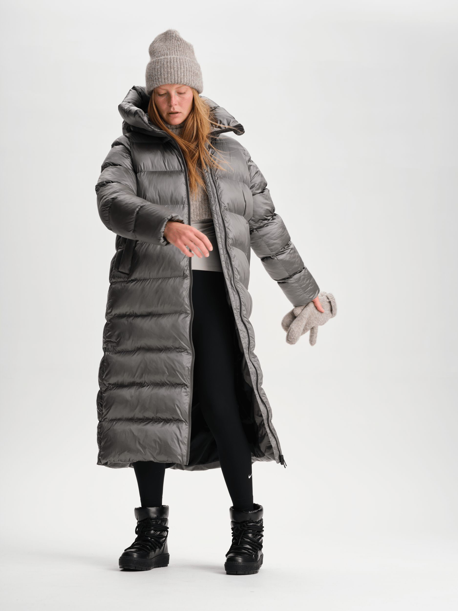 JUNEAU COAT STONE GREY Everest Padded Coat