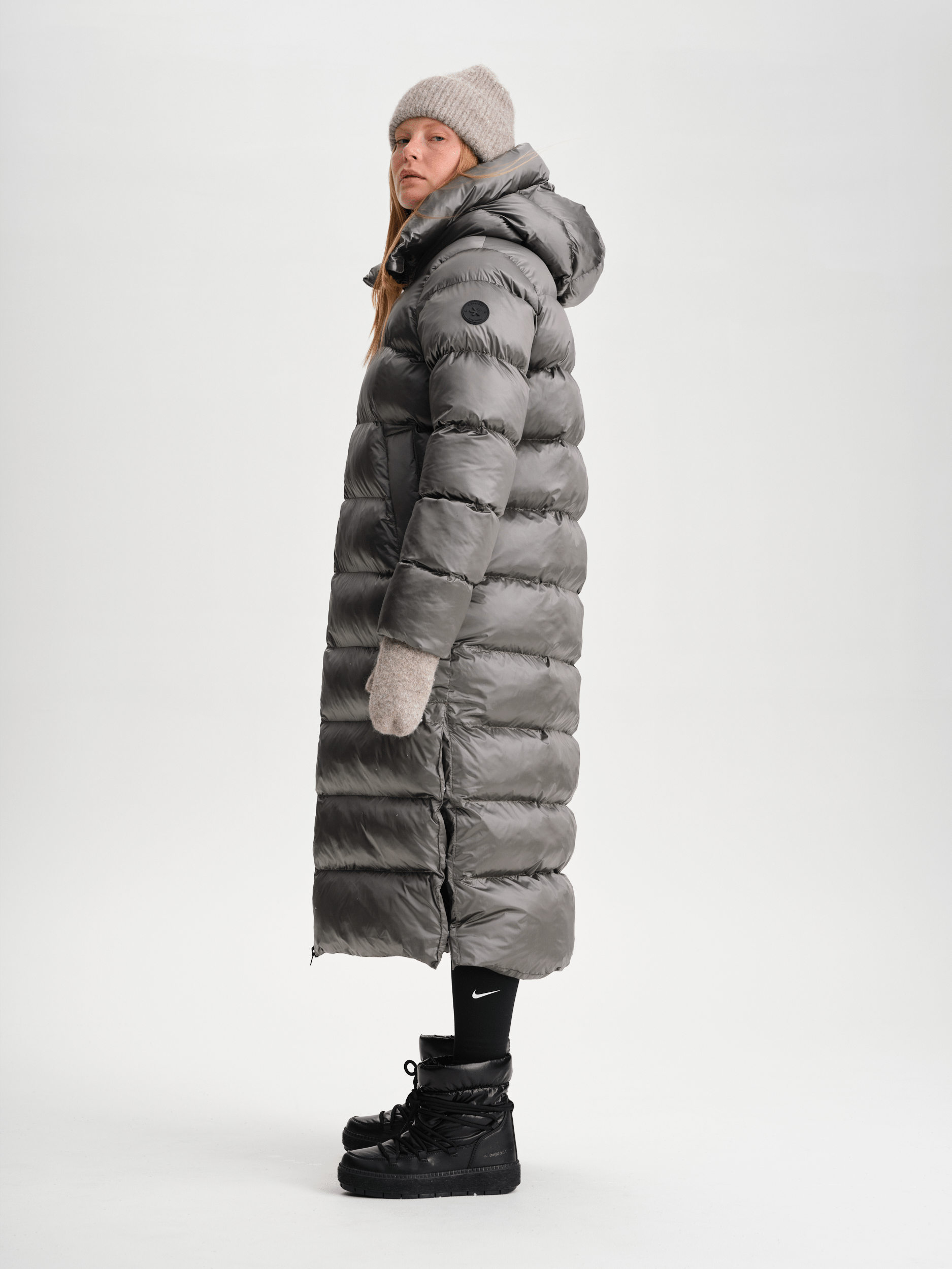 JUNEAU COAT STONE GREY Everest Padded Coat