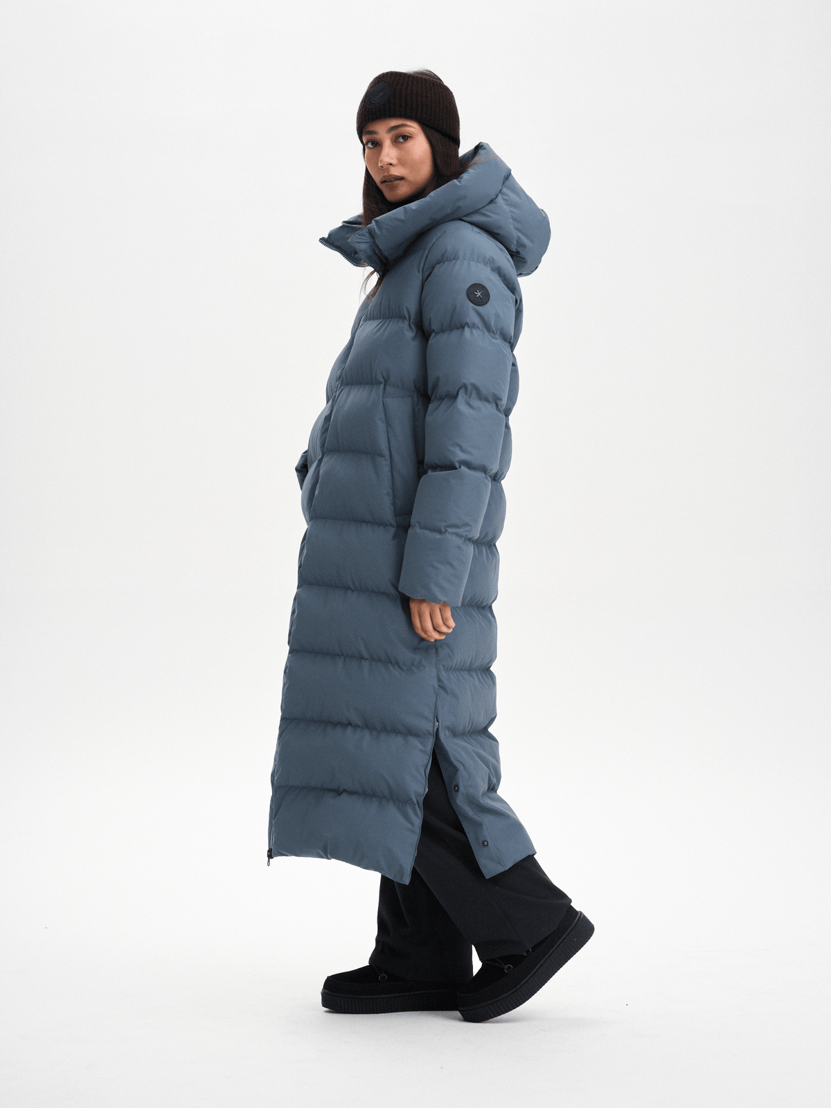 JUNEAU COAT GREY BLUE Everest Padded Coat