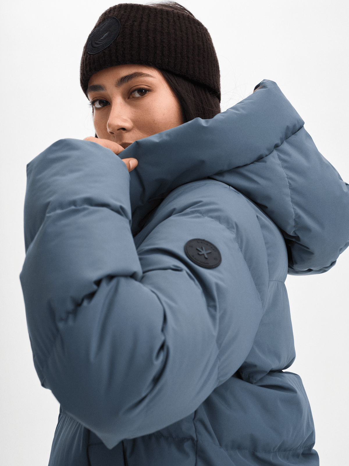 JUNEAU COAT GREY BLUE Everest Padded Coat