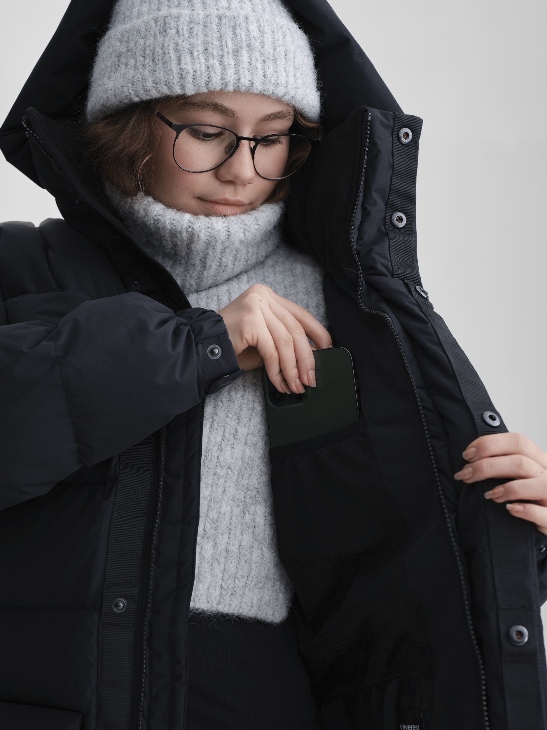 ARCTIC PARKA BLACK Everest Winter Parka
