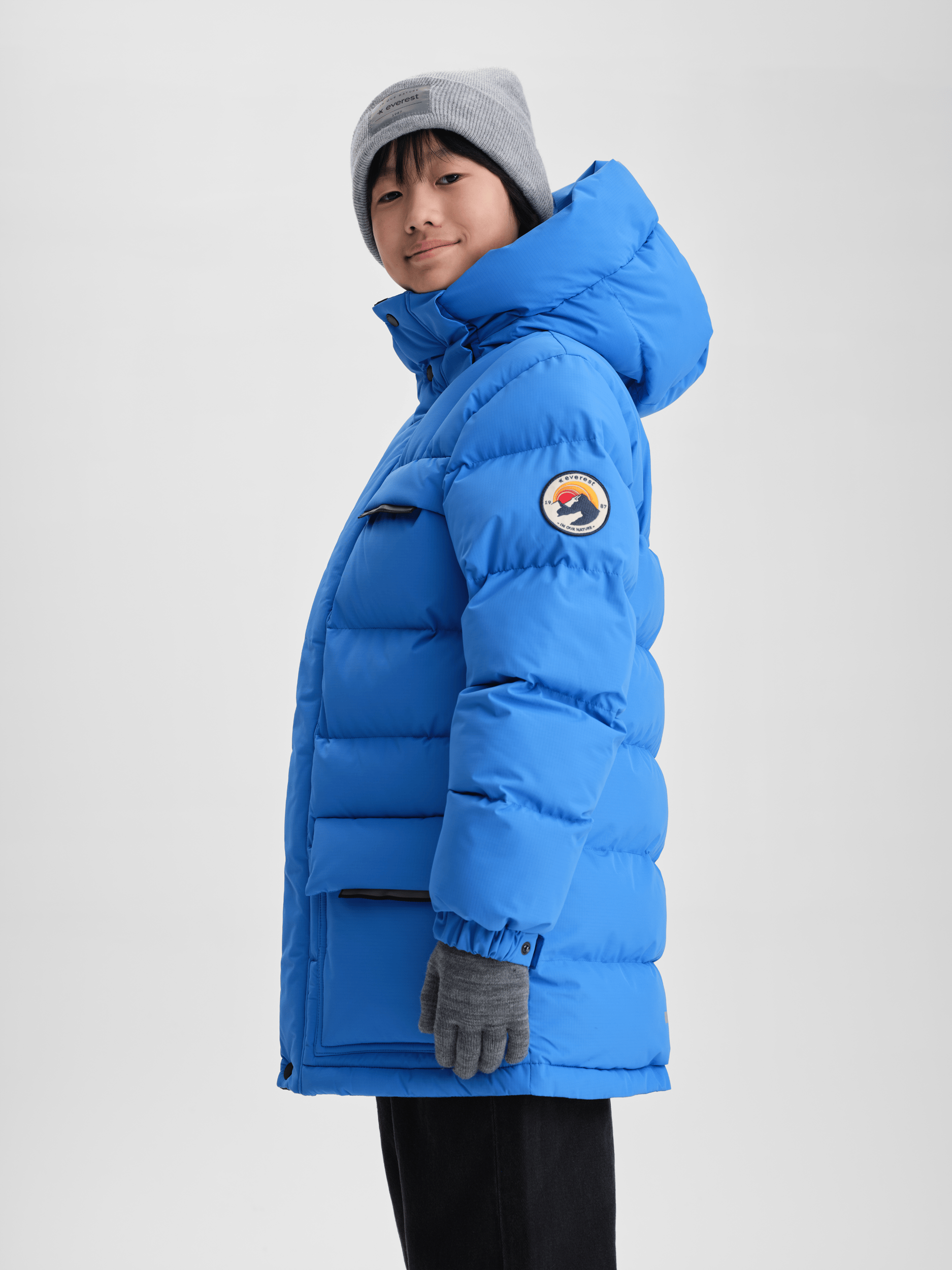 ARCTIC PARKA AZURE BLUE JUNIOR Everest Zimowa parka