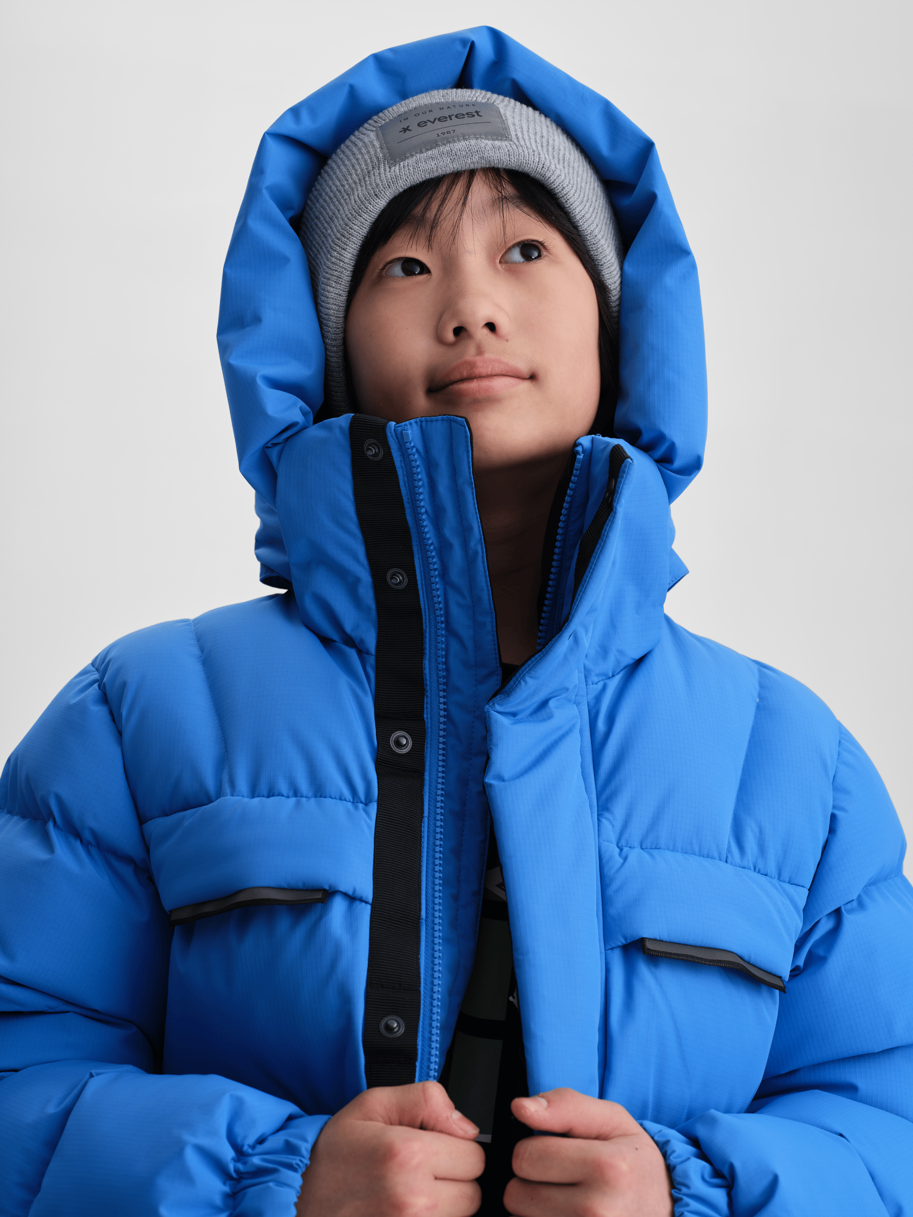 ARCTIC PARKA AZURE BLUE JUNIOR Everest Zimowa parka