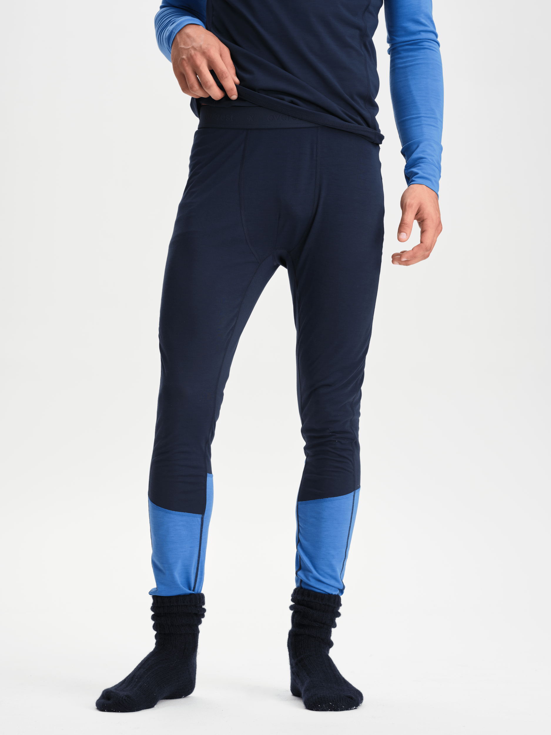 SPODNIE BAZOWE NAVY MĘSKIE Everest Pierwsza warstwa